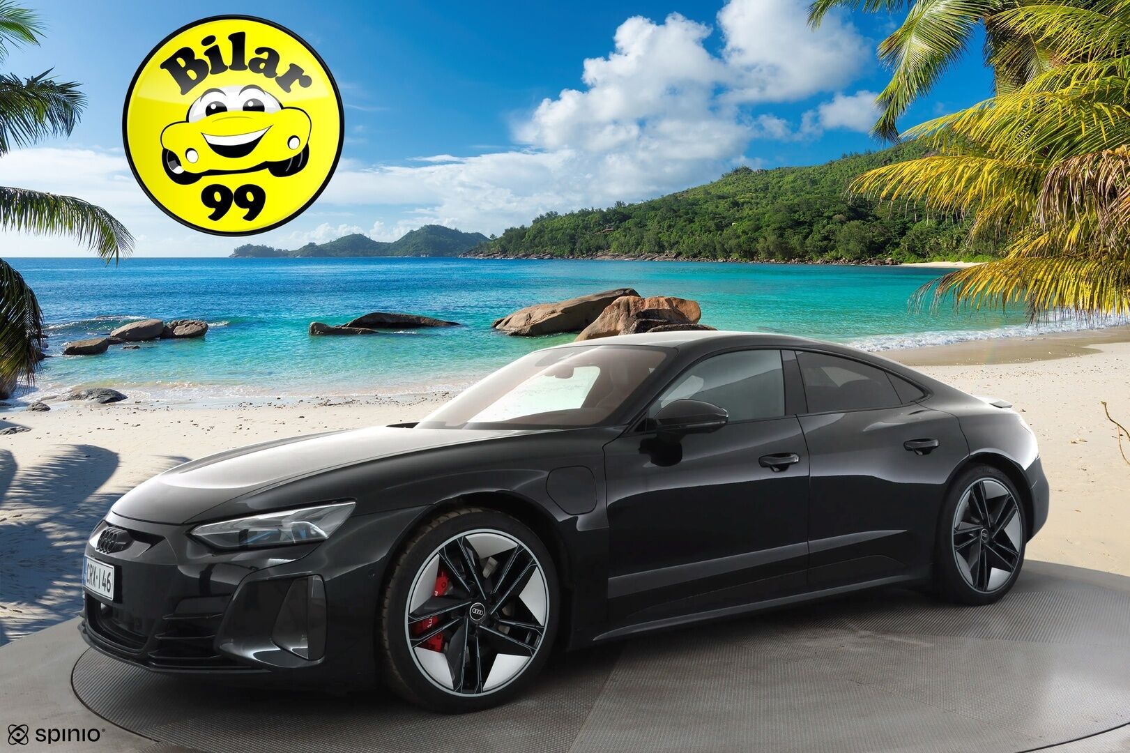 Audi E-TRON GT RS 2022 quattro RS Design Red * ACC / HUD / B&O / Hierovat&Ilmastoidut penkit / Ilma-alusta / Night Vision / Laser Light / ILP / 360° * - Hiilikuitu - paketti / Kahdet renkaat aluvanteilla / Merkkihuollettu / Supervarusteet