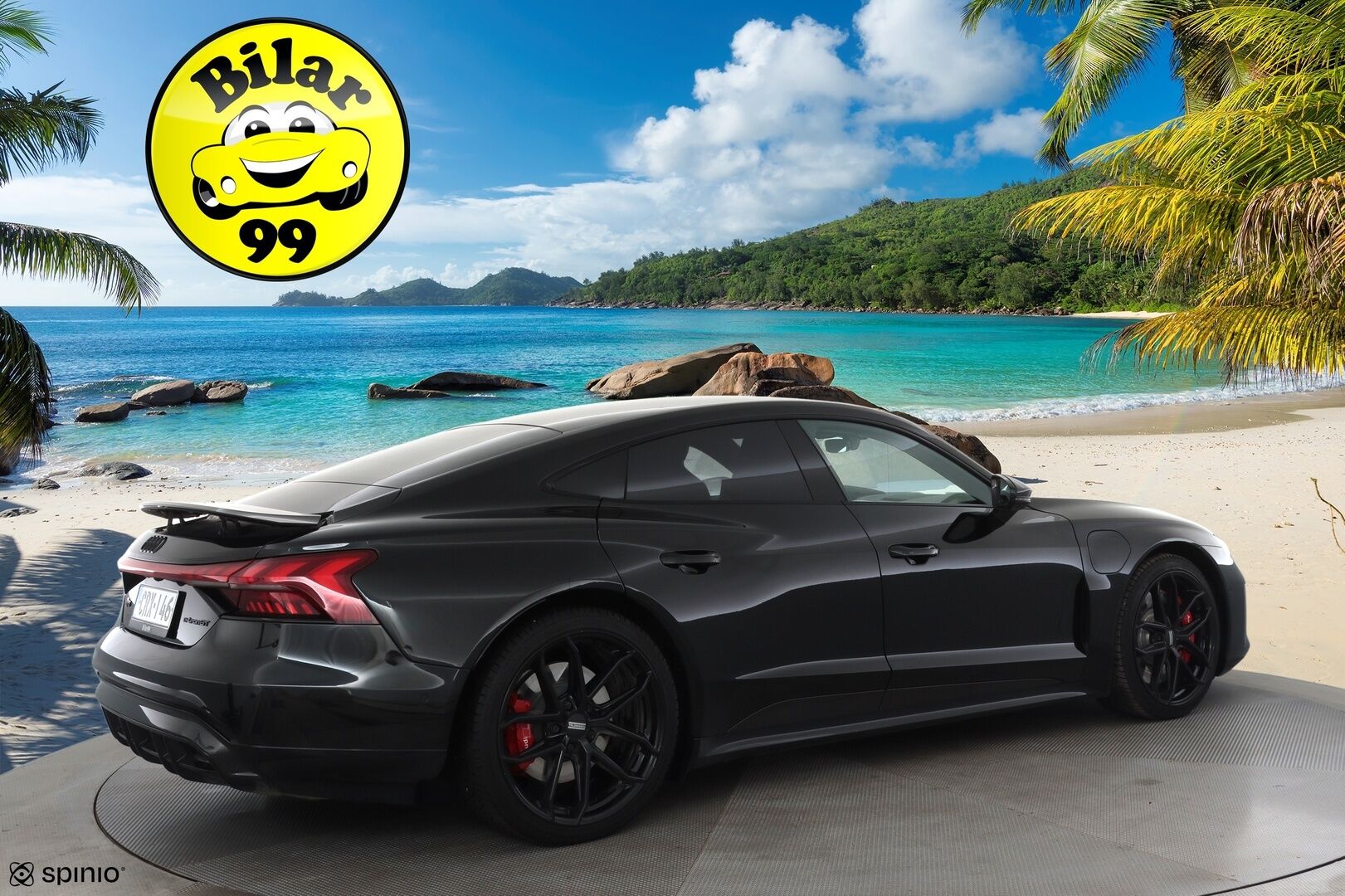 Audi E-TRON GT RS 2022 quattro RS Design Red * ACC / HUD / B&O / Hierovat&Ilmastoidut penkit / Ilma-alusta / Night Vision / Laser Light / ILP / 360° * - Hiilikuitu - paketti / Kahdet renkaat aluvanteilla / Merkkihuollettu / Supervarusteet