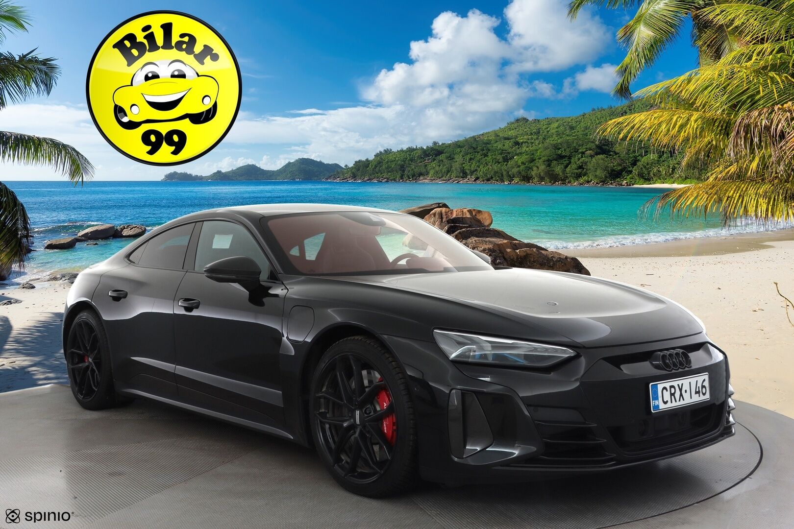 Audi E-TRON GT RS 2022 quattro RS Design Red * ACC / HUD / B&O / Hierovat&Ilmastoidut penkit / Ilma-alusta / Night Vision / Laser Light / ILP / 360° * - Hiilikuitu - paketti / Kahdet renkaat aluvanteilla / Merkkihuollettu / Supervarusteet - HULLUT AVAJAISHULINAT KORKOTARJOUS 3,29 %