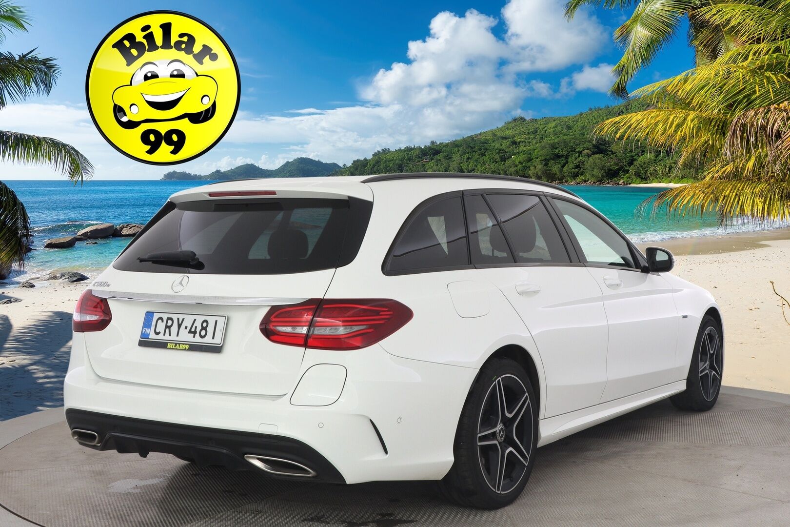 MERCEDES-BENZ C 2021 300 e T A Business AMG Night Edition EQ Power / ALV / Vakkari / Multibeam LED / P-kamera / Koukku / Sporttipenkit / Navi - Näyttävä farmari / Kattavat varusteet / Edulliset käyttökulut