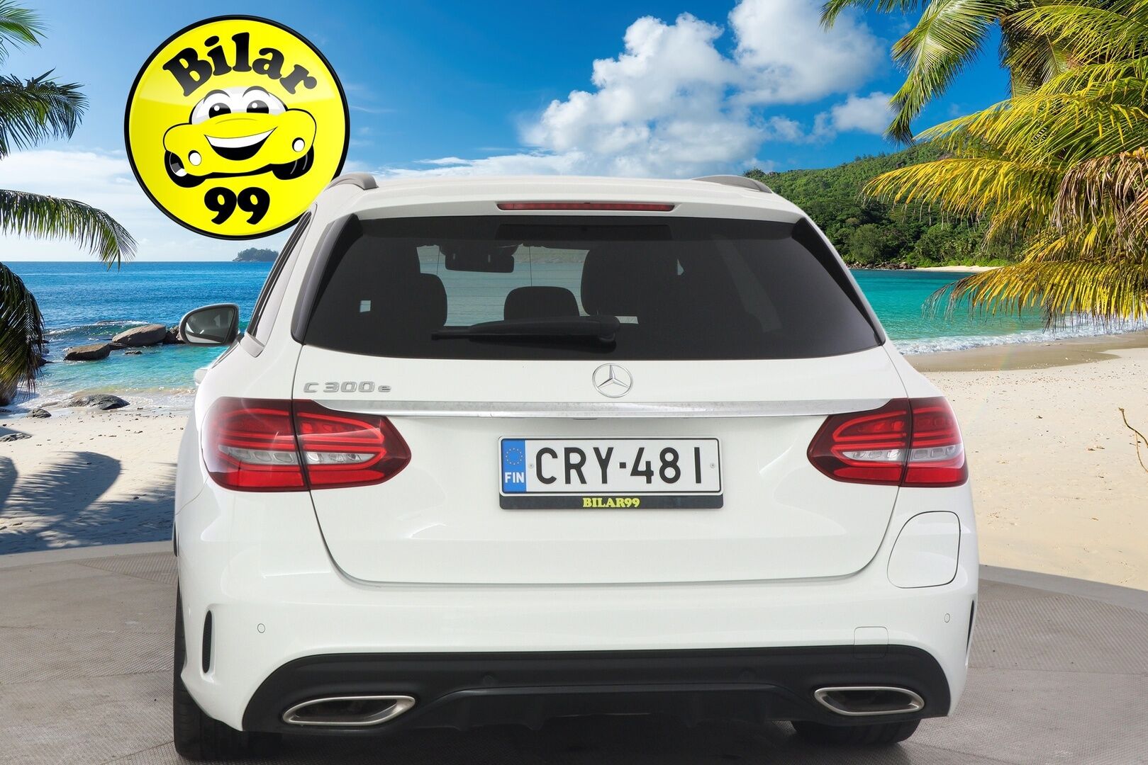 MERCEDES-BENZ C 2021 300 e T A Business AMG Night Edition EQ Power / ALV / Vakkari / Multibeam LED / P-kamera / Koukku / Sporttipenkit / Navi - Näyttävä farmari / Kattavat varusteet / Edulliset käyttökulut