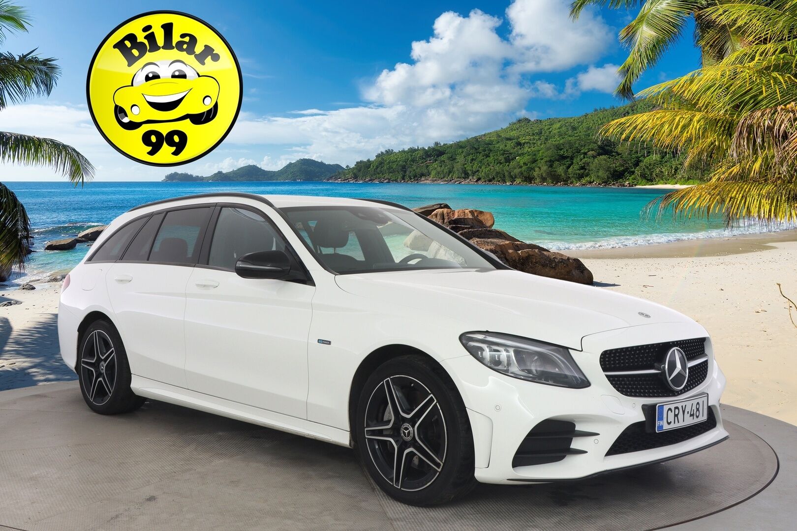 MERCEDES-BENZ C 2021 300 e T A Business AMG Night Edition EQ Power / ALV / Vakkari / Multibeam LED / P-kamera / Koukku / Sporttipenkit / Navi - Näyttävä farmari / Kattavat varusteet / Edulliset käyttökulut
