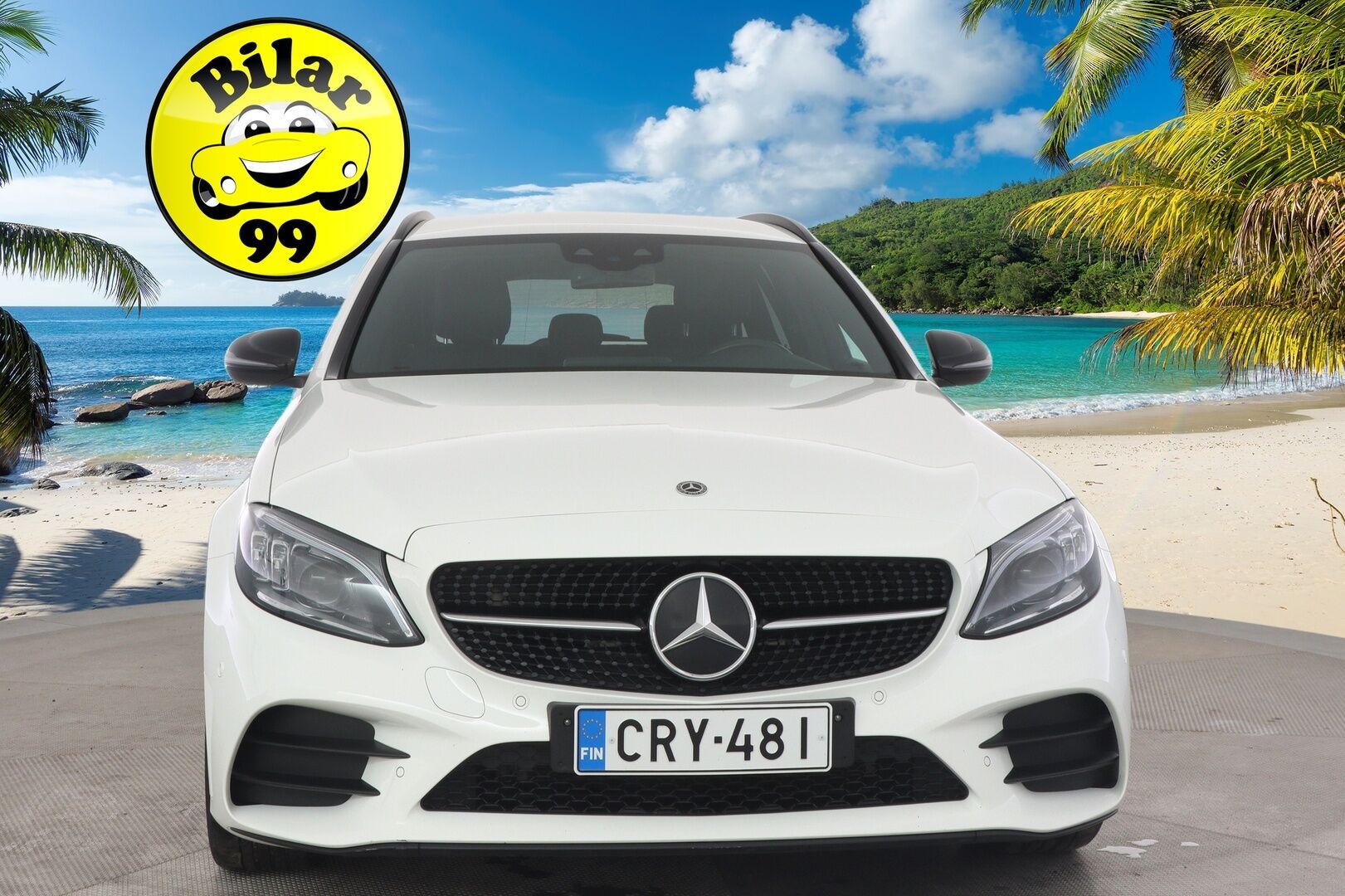 MERCEDES-BENZ C 2021 300 e T A Business AMG Night Edition EQ Power / ALV / Vakkari / Multibeam LED / P-kamera / Koukku / Sporttipenkit / Navi - Näyttävä farmari / Kattavat varusteet / Edulliset käyttökulut