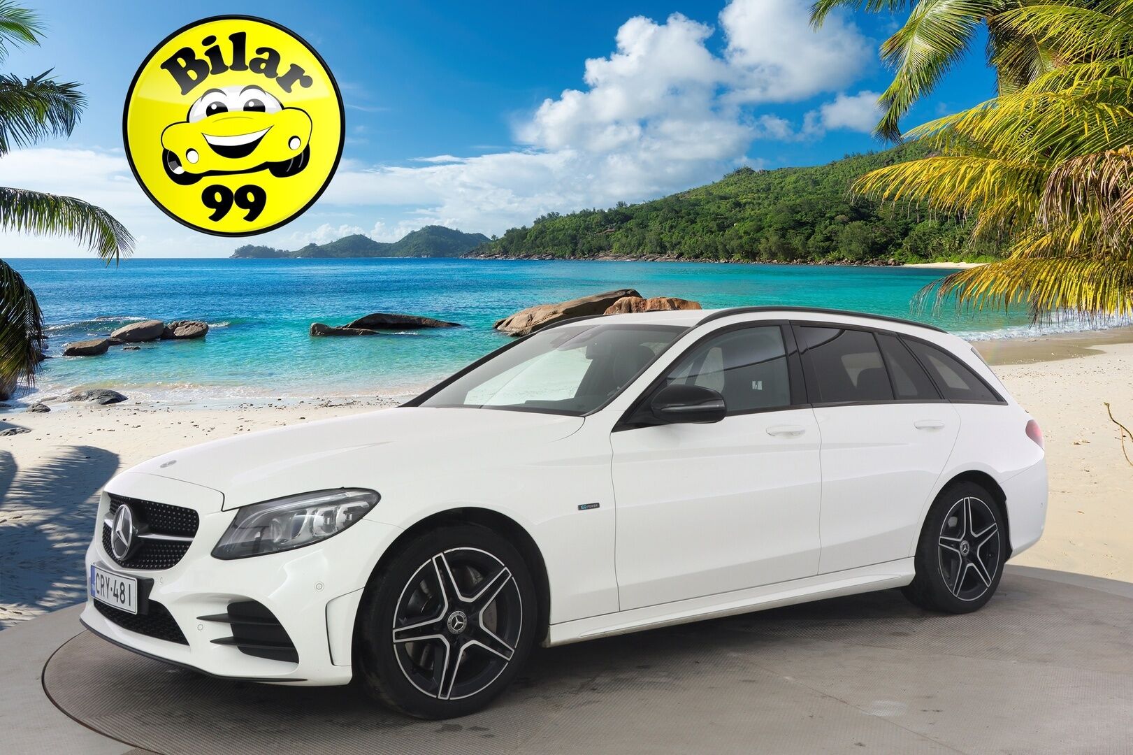 MERCEDES-BENZ C 2021 300 e T A Business AMG Night Edition EQ Power / ALV / Vakkari / Multibeam LED / P-kamera / Koukku / Sporttipenkit / Navi - Näyttävä farmari / Kattavat varusteet / Edulliset käyttökulut