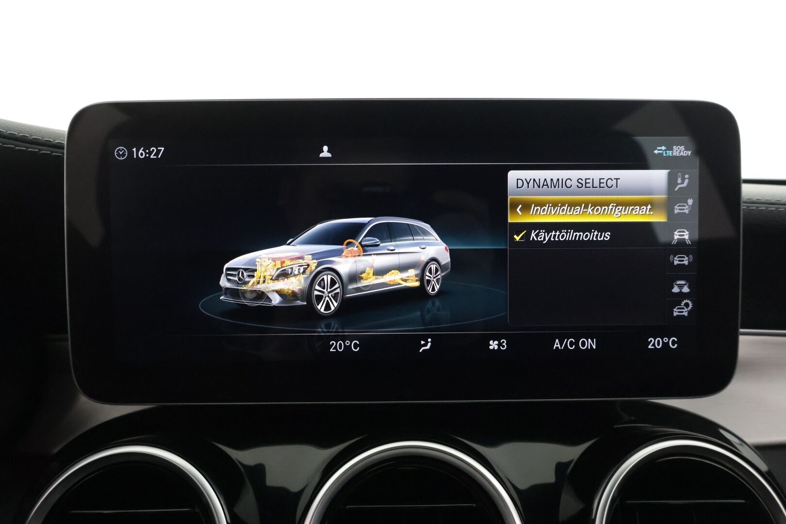 MERCEDES-BENZ C 2021 300 e T A Business AMG Night Edition EQ Power / ALV / Vakkari / Multibeam LED / P-kamera / Koukku / Sporttipenkit / Navi - Näyttävä farmari / Kattavat varusteet / Edulliset käyttökulut