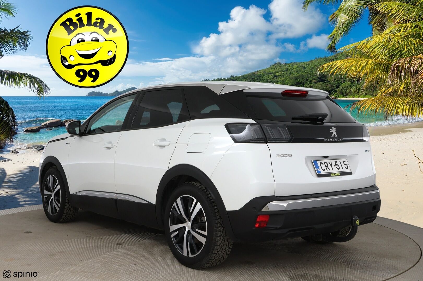 PEUGEOT 3008 2021 Allure Pack Motion Hybrid 225 EAT8-aut * Koukku / P-kamera / LED / Kaistavahti / Navi / Lämmitin / Apple & Android * - Facelift malli / 2x vanteet / P-kamera / LED - HULLUT AVAJAISHULINAT KORKOTARJOUS 3,29 %