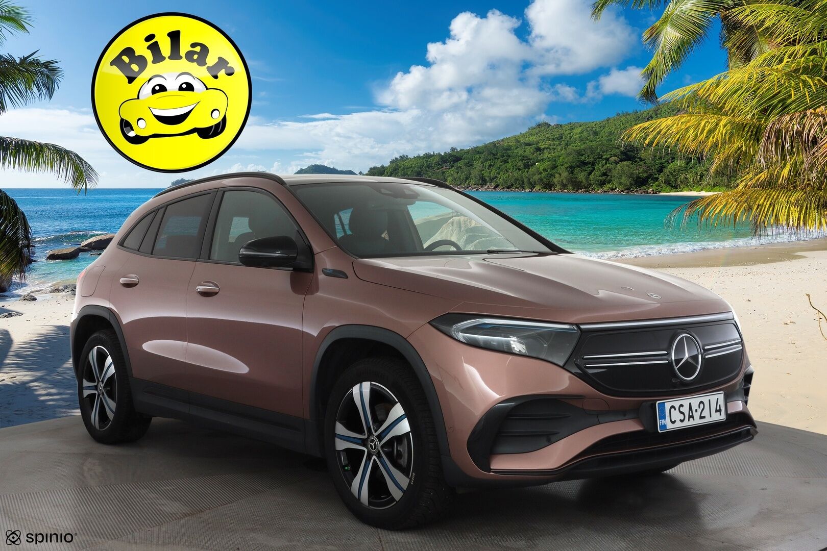 Mercedes-Benz EQA 2022 350 4MATIC Business AMG Line - | Distronic+ | Lisälämmitin | Koukku | HUD | Panorama | Widescreen | LED | 360-Kamera | Muistipenkit | Keyless | Kahdet Renkaat |
