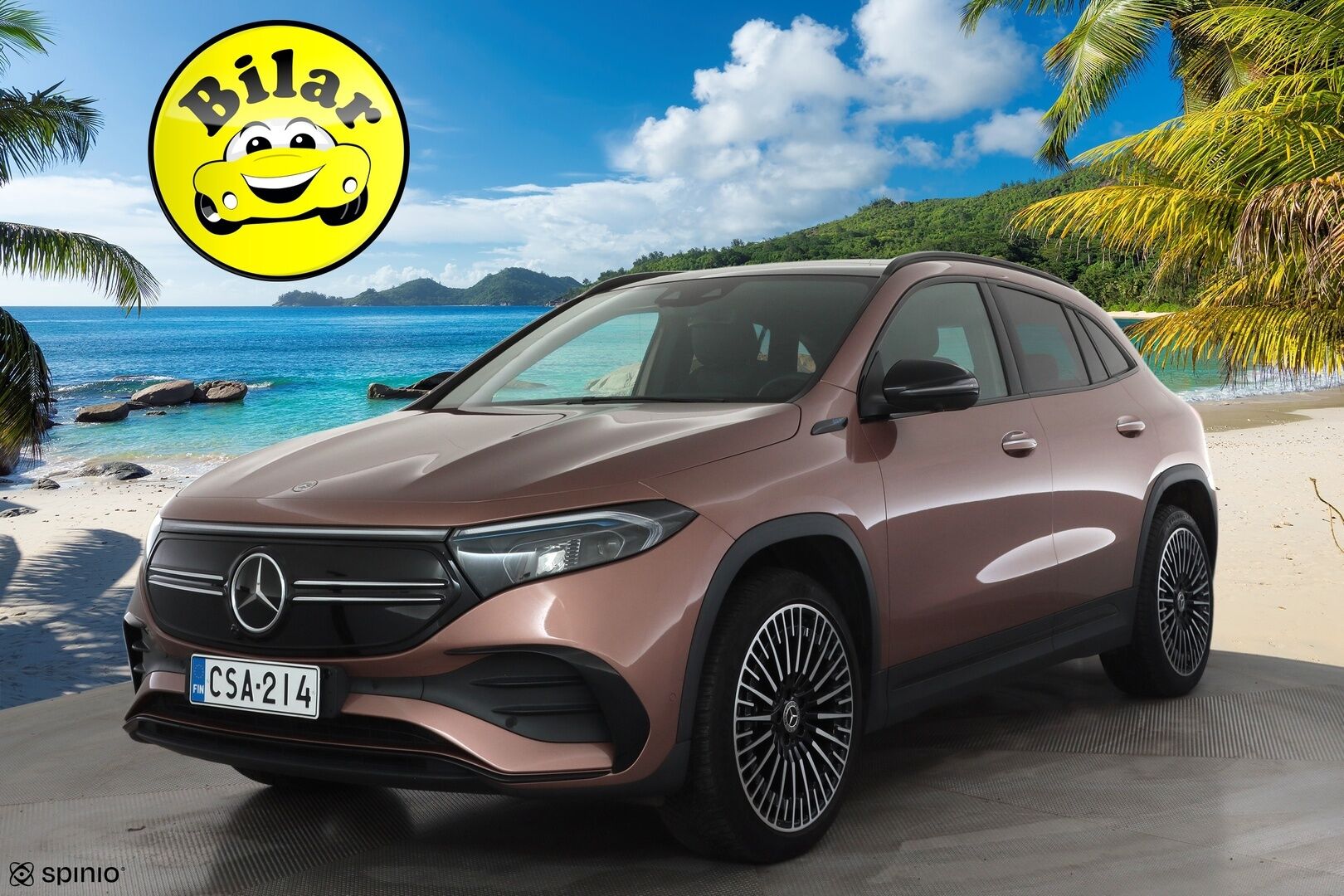 Mercedes-Benz EQA 2022 350 4MATIC Business AMG Line - | Distronic+ | Lisälämmitin | Koukku | HUD | Panorama | Widescreen | LED | 360-Kamera | Muistipenkit | Keyless | Kahdet Renkaat |