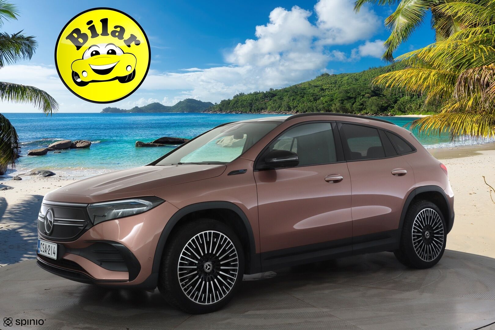 Mercedes-Benz EQA 2022 350 4MATIC Business AMG Line - | Distronic+ | Lisälämmitin | Koukku | HUD | Panorama | Widescreen | LED | 360-Kamera | Muistipenkit | Keyless | Kahdet Renkaat |