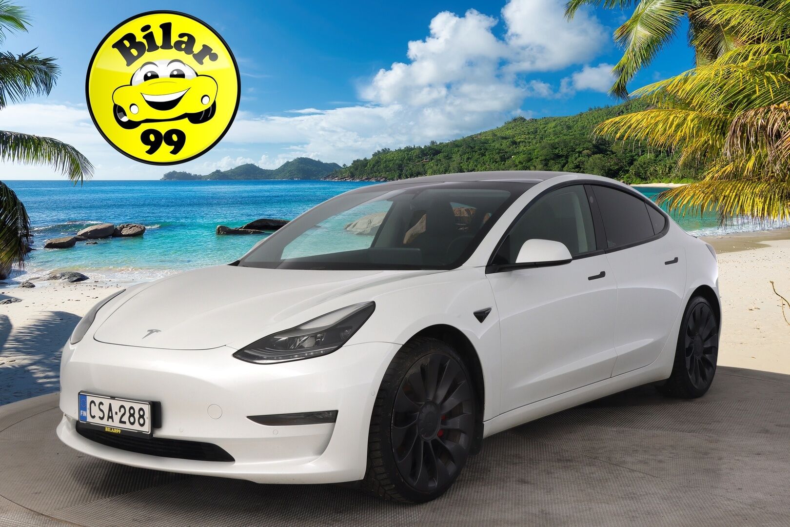 Tesla Model 3 2020 Performance Dual Motor AWD - | ACC | ILP | Lasikatto | Matrix-Led | P.kamera | Muistipenkki | Premium Audio | Navi | Kaistavahti | Autopilot | Sähköinen kontti |