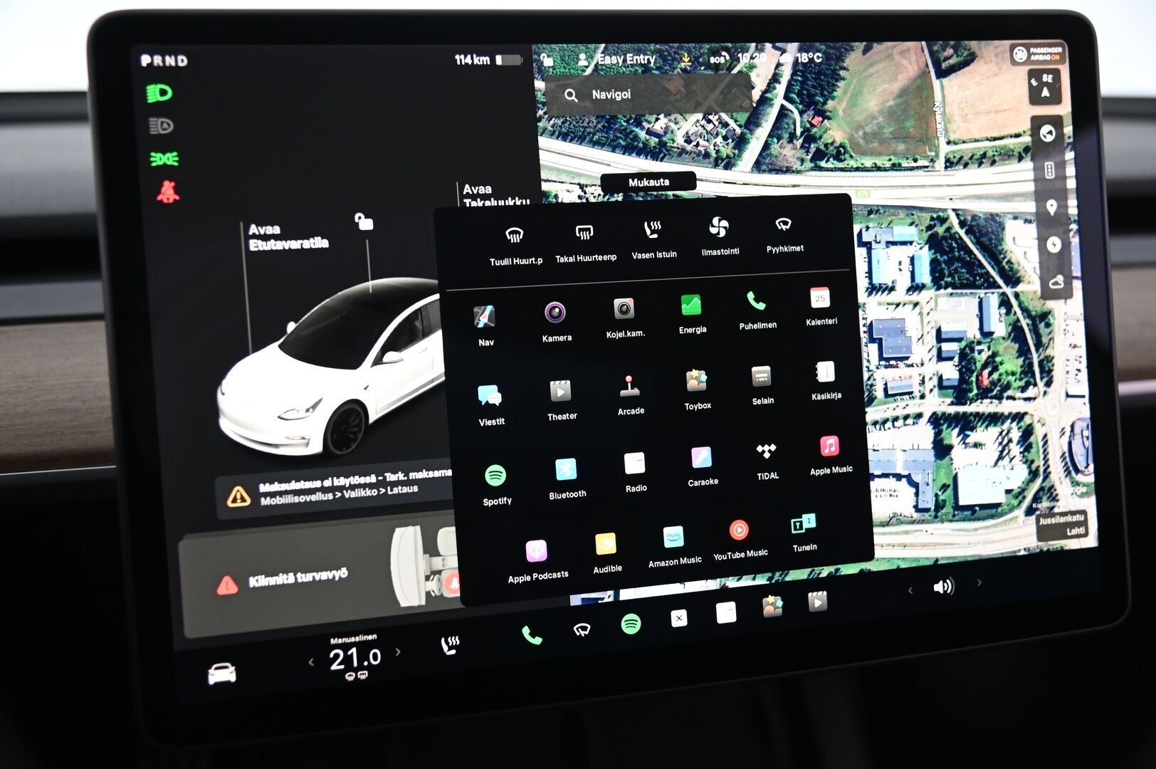 Tesla Model 3 2020 Performance Dual Motor AWD - | ACC | ILP | Lasikatto | Matrix-Led | P.kamera | Muistipenkki | Premium Audio | Navi | Kaistavahti | Autopilot | Sähköinen kontti |