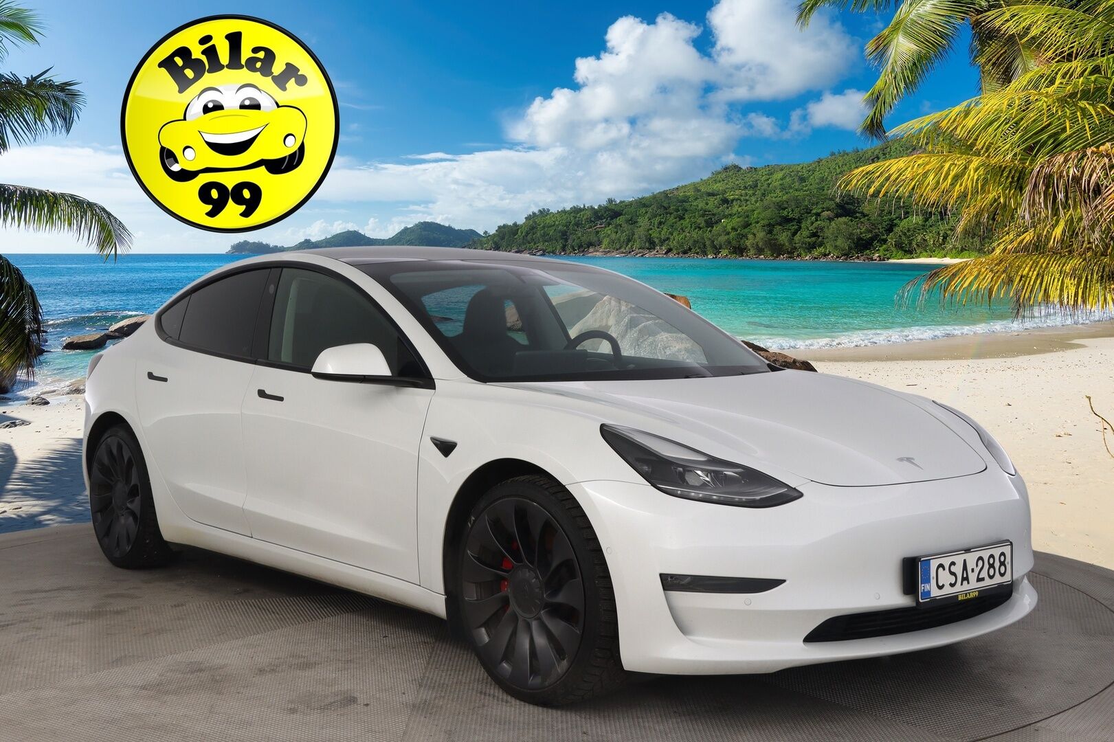 Tesla Model 3 2021 Tesla Model 3 Performance *Lasikatto / ILP / ACC / Matrix / Premium Audio * - 2x Latauskaapelit / Nahkasisusta / 2x Avain / Langaton Lataus - HULLU BLACKWEEK KORKOTARJOUS 2,49%