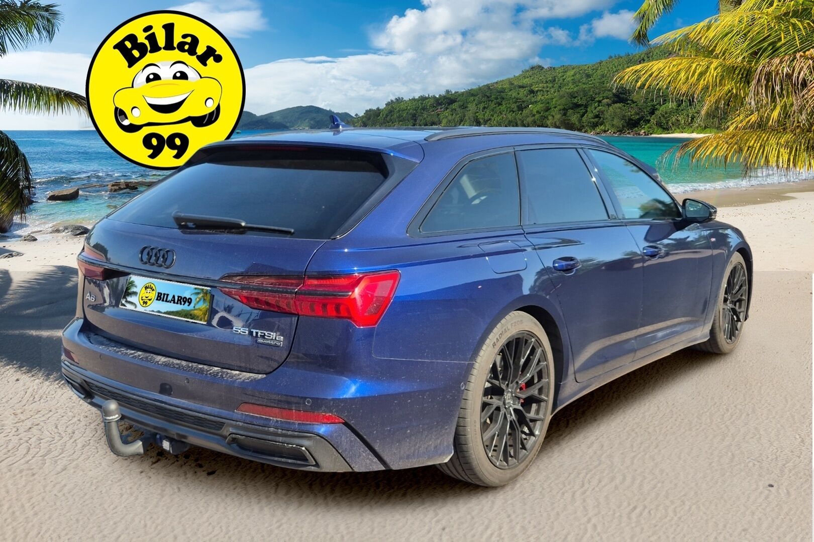 Audi A6 2021 Avant Business Sport S-Line 55 TFSI e quattro S-tronic - | ACC | P-kamera | Sporttipenkit | Koukku | Lasikattoluukku | Nahka-alcantara -sisusta | Keyless | 2x aluvanteet |