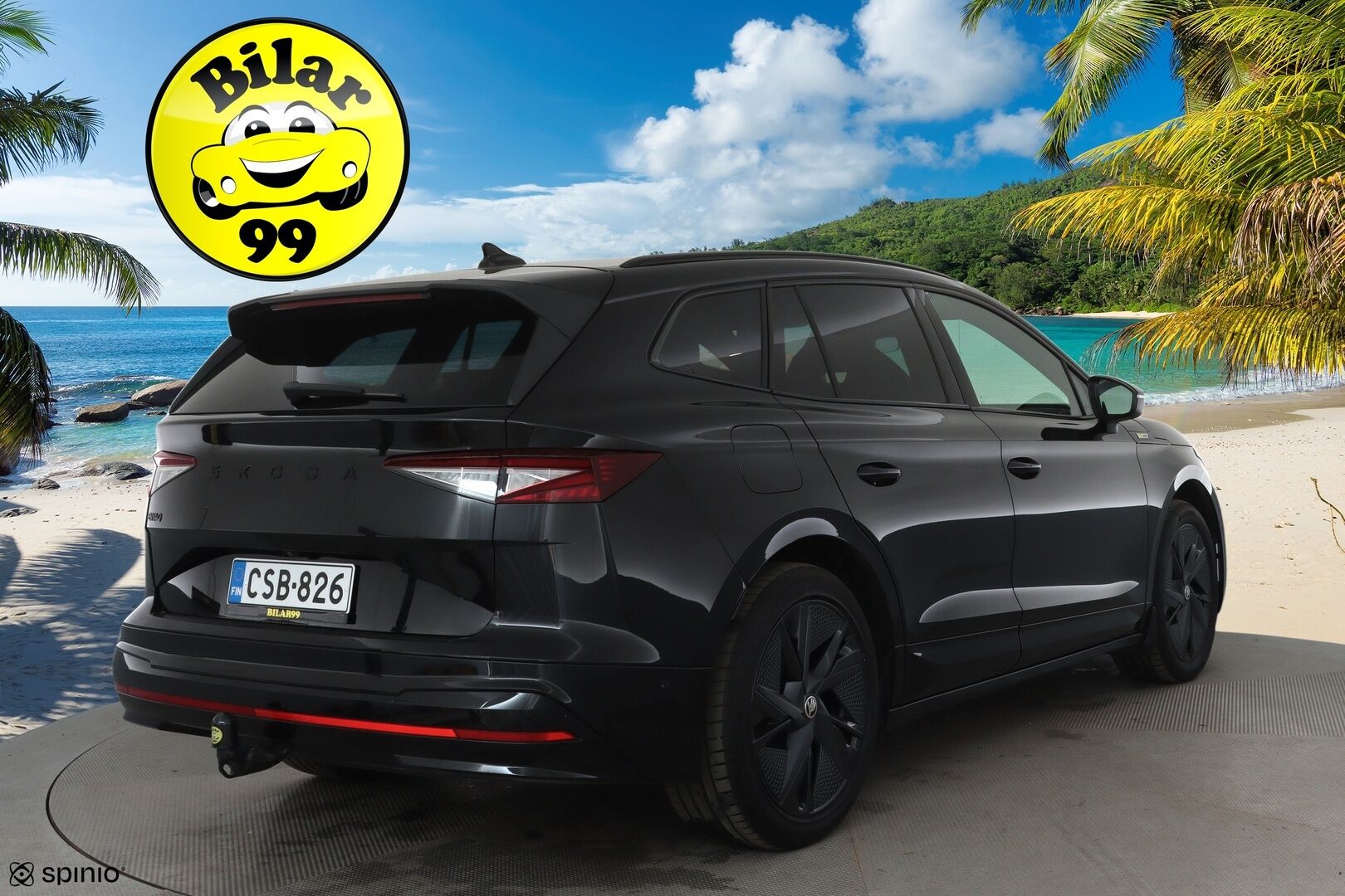 Skoda Enyaq 2025 85x 4x4 RS *Panorama / ILP / Canton / HUD / Ilmastoidut penkit / ACC / Matrix LED / Koukku* - Huippuvarusteet! / 1-om. Suomi-auto / Akuston esilämmitys / 360 Kamera / Kahdet renkaat aluvanteilla