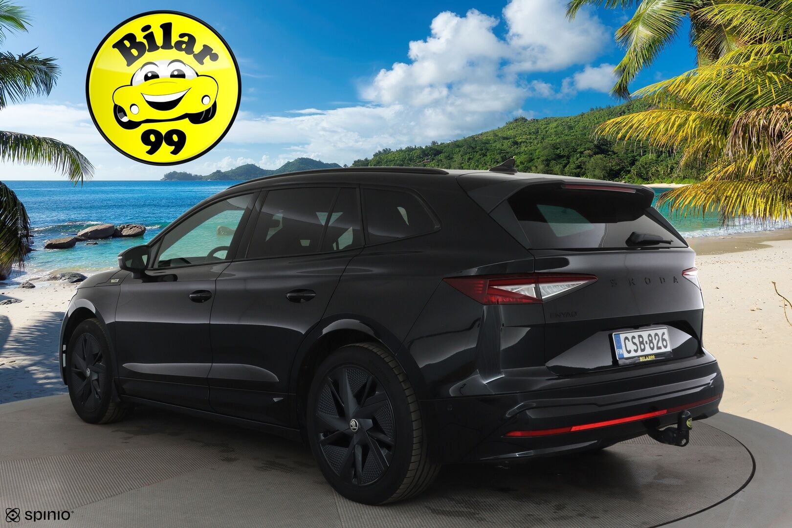 Skoda Enyaq 2025 85x 4x4 RS *Panorama / ILP / Canton / HUD / Ilmastoidut penkit / ACC / Matrix LED / Koukku* - Huippuvarusteet! / 1-om. Suomi-auto / Akuston esilämmitys / 360 Kamera / Kahdet renkaat aluvanteilla