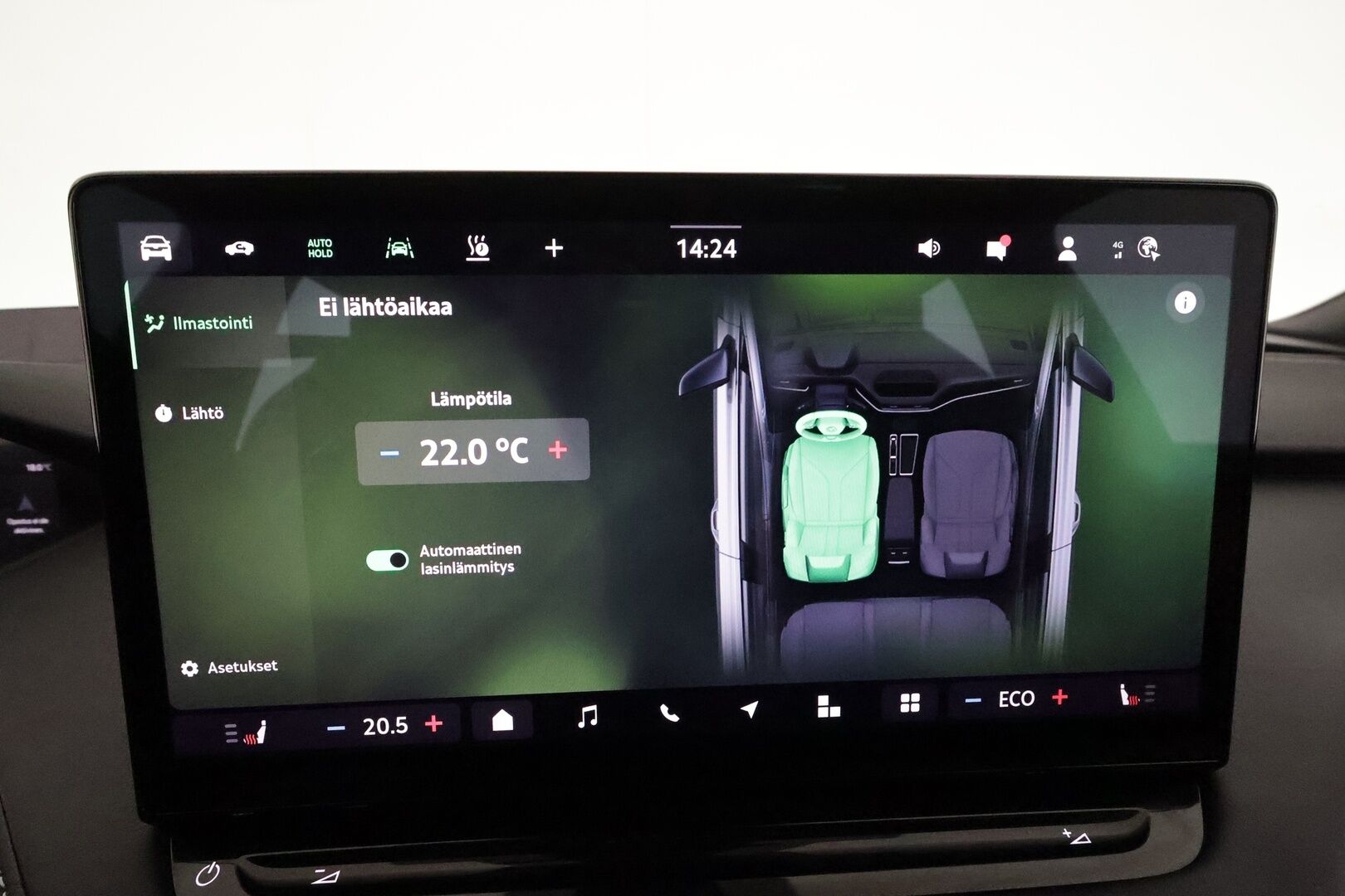 Skoda Enyaq 2025 85x 4x4 RS *Panorama / ILP / Canton / HUD / Ilmastoidut penkit / ACC / Matrix LED / Koukku* - Huippuvarusteet! / 1-om. Suomi-auto / Akuston esilämmitys / 360 Kamera / Kahdet renkaat aluvanteilla
