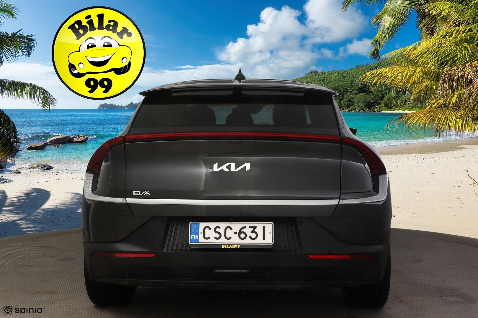 Kia EV6 2022 RWD 77 kWh 229 hv * Lämpöpumppu / Kuljettajan sähkösäätöinen muistipenkki / ACC / KeylessGo / LED-ajovalot / Puolinahkapenkit * - Merkkihuollettu / 2x Vanteet Ja Todella Hyvät Renkaat / ILP