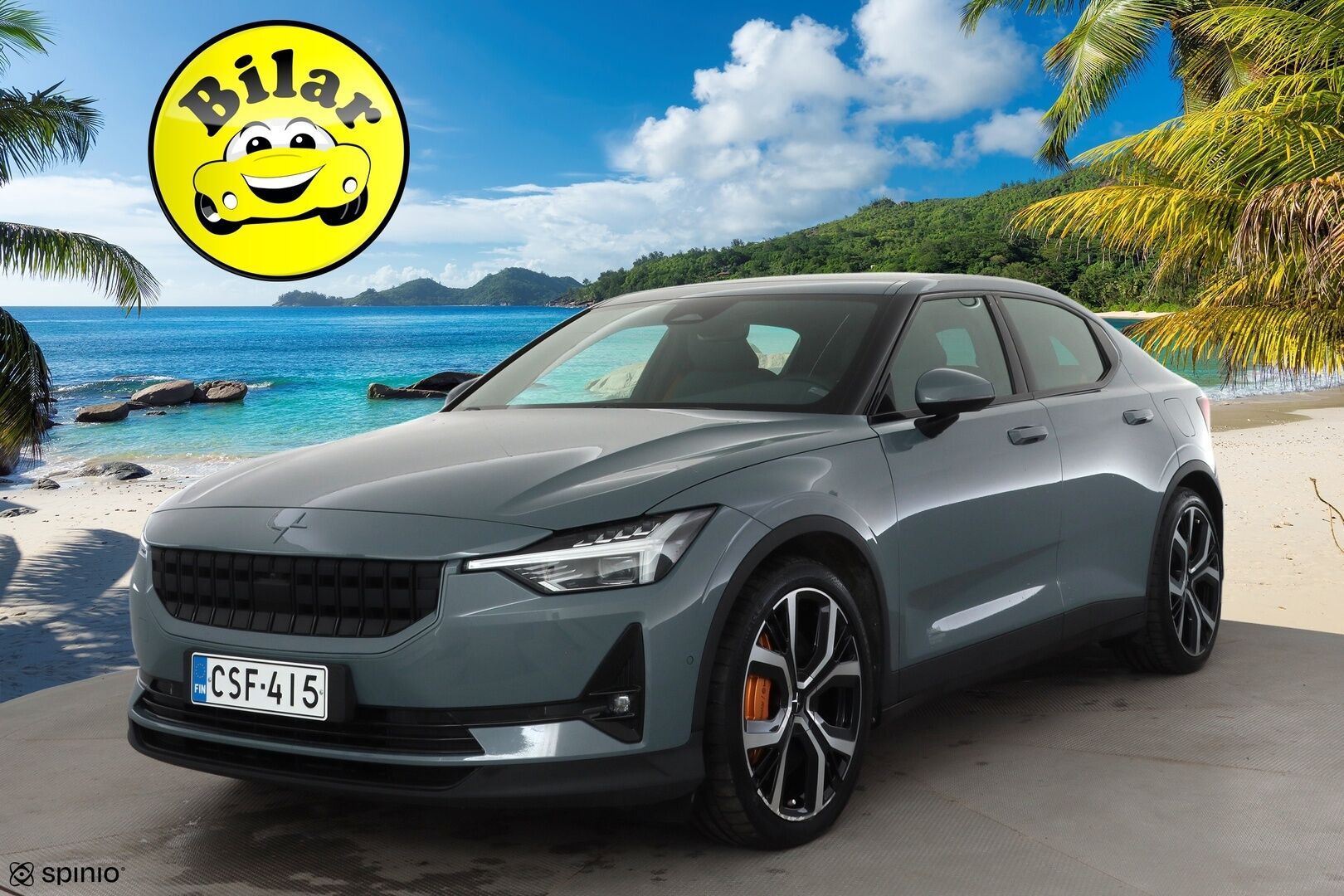 Polestar 2 2022 Long Range Dual Motor, 300kW, 78kWh - | ACC | Koukku | ILP | Pixel-LED | Lasikatto | H/K | 360-Kamera | Muistipenkki | Keyless | Apple&Android | Merkkihuollettu | Kahdet Renkaat |