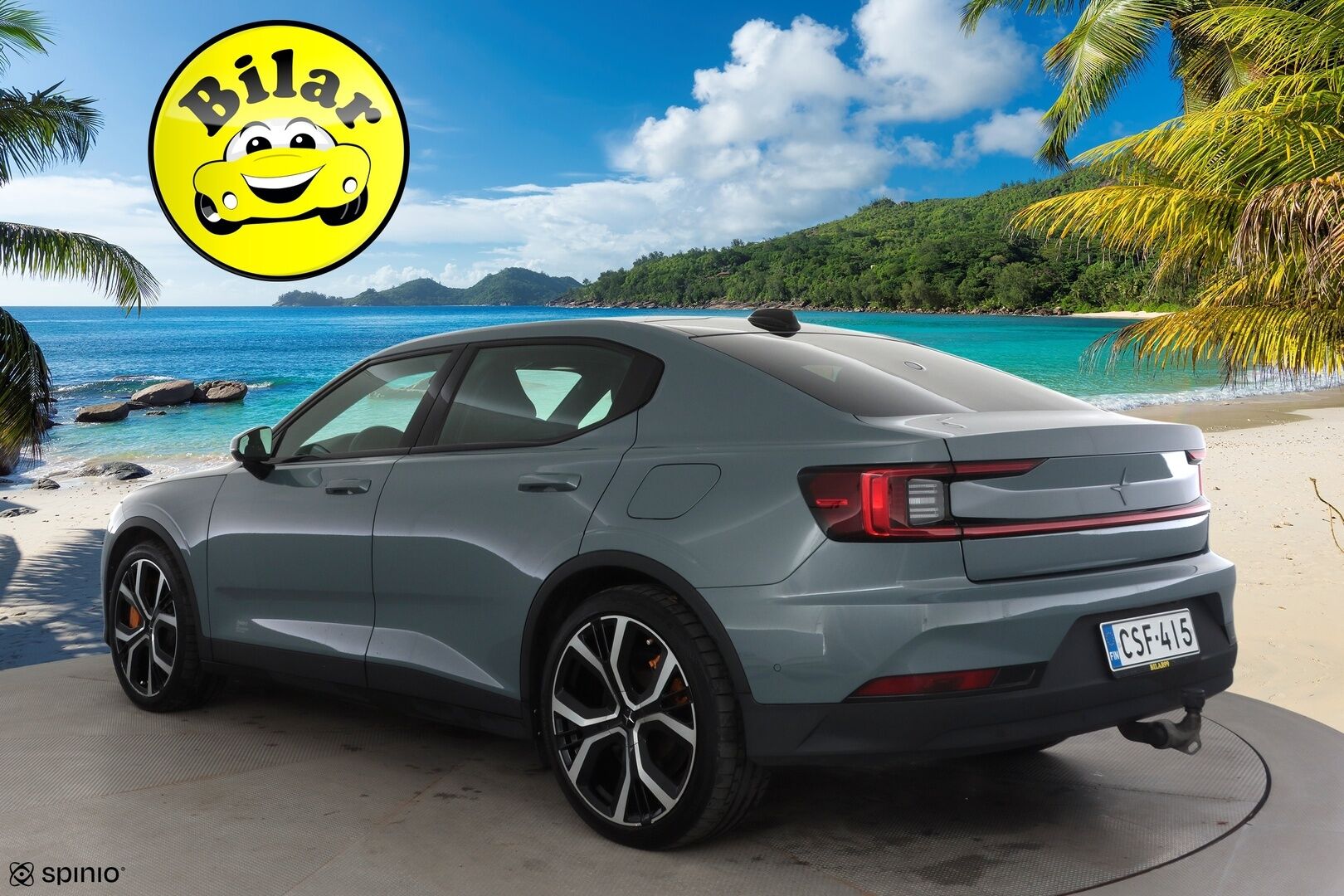 Polestar 2 2022 Long Range Dual Motor, 300kW, 78kWh - | ACC | Koukku | ILP | Pixel-LED | Lasikatto | H/K | 360-Kamera | Muistipenkki | Keyless | Apple&Android | Merkkihuollettu | Kahdet Renkaat |