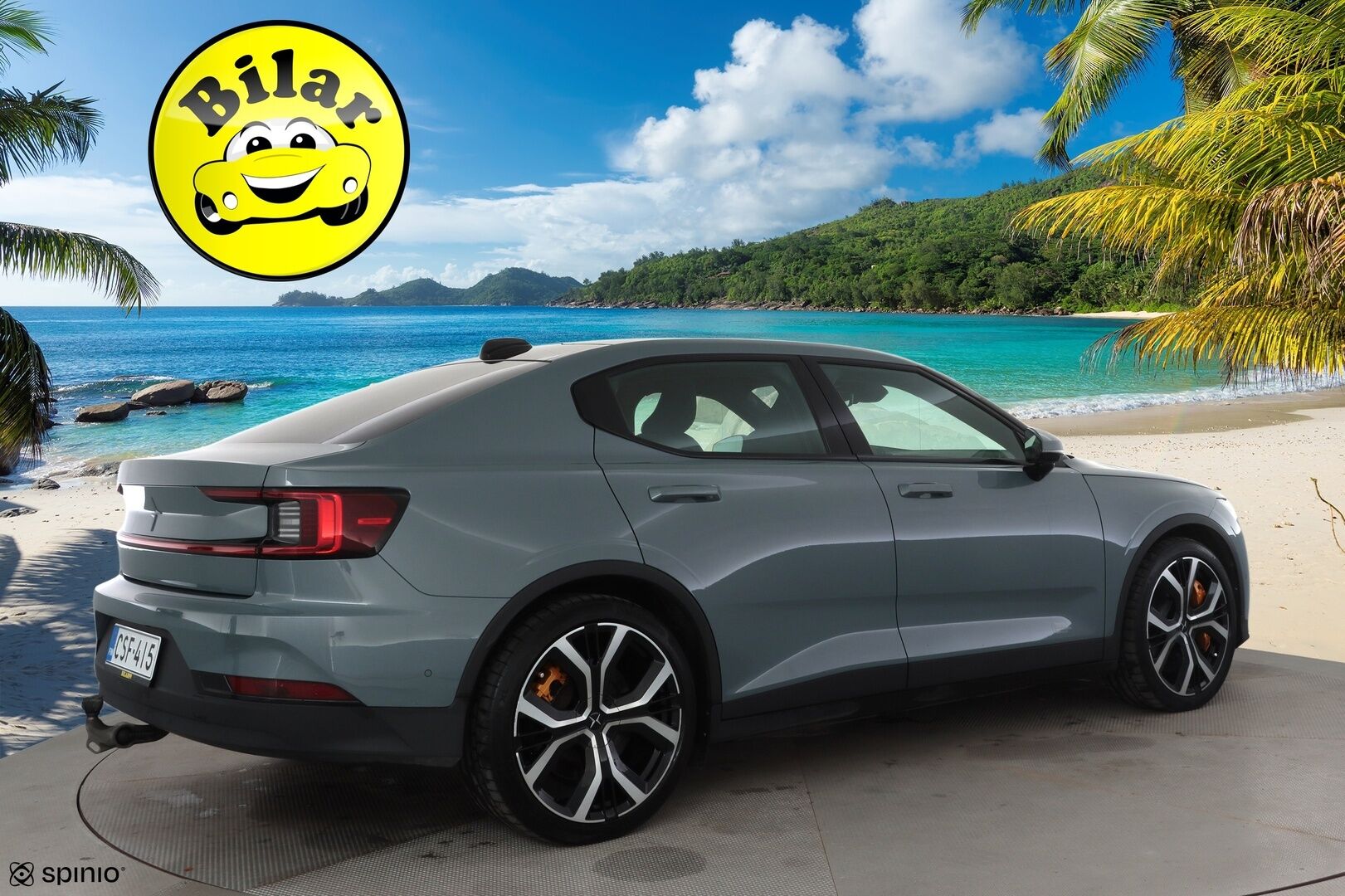 Polestar 2 2022 Long Range Dual Motor, 300kW, 78kWh - | ACC | Koukku | ILP | Pixel-LED | Lasikatto | H/K | 360-Kamera | Muistipenkki | Keyless | Apple&Android | Merkkihuollettu | Kahdet Renkaat |
