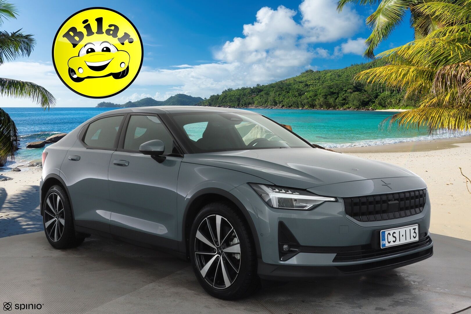 Polestar 2 2022 Standard Range Single Motor, 170kW, 69kWh - | ACC | ILP | Lasikatto | 360-Kamera | H/K | Muistipenkki | Ratinlämmitys | LED | Apple&Android | Keyless | Kahdet Renkaat |