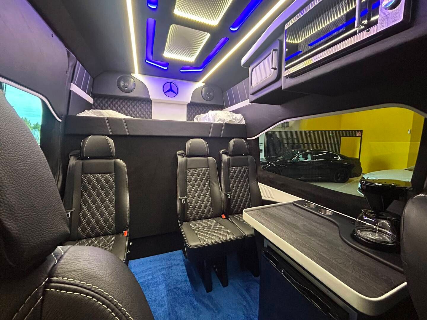Mercedes-Benz Sprinter 2022 Sprinter pitkä A3 Matkailuauto (SA) 5ov 1950cm3 - ALV | 2+3 | Eristetty välitila | Isofix | Timanttitikatut-penkit | Invertteri | 360 kamera | Navi | Kylkiputket | Vetokoukku 