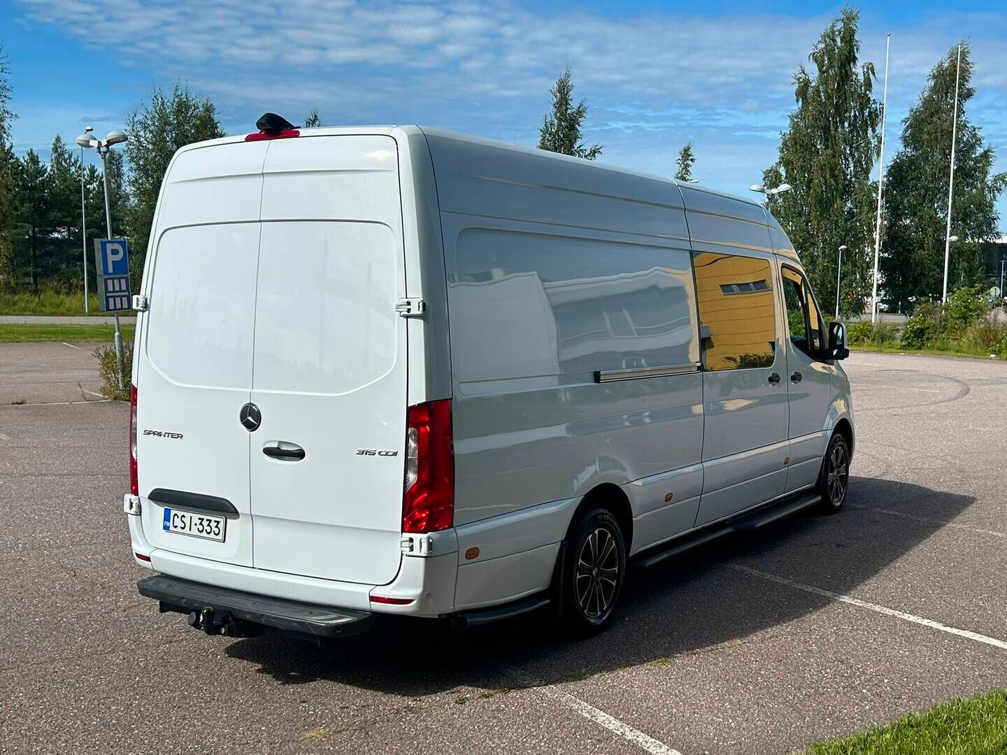Mercedes-Benz Sprinter 2022 Sprinter pitkä A3 Matkailuauto (SA) 5ov 1950cm3 - ALV | 2+3 | Eristetty välitila | Isofix | Timanttitikatut-penkit | Invertteri | 360 kamera | Navi | Kylkiputket | Vetokoukku 