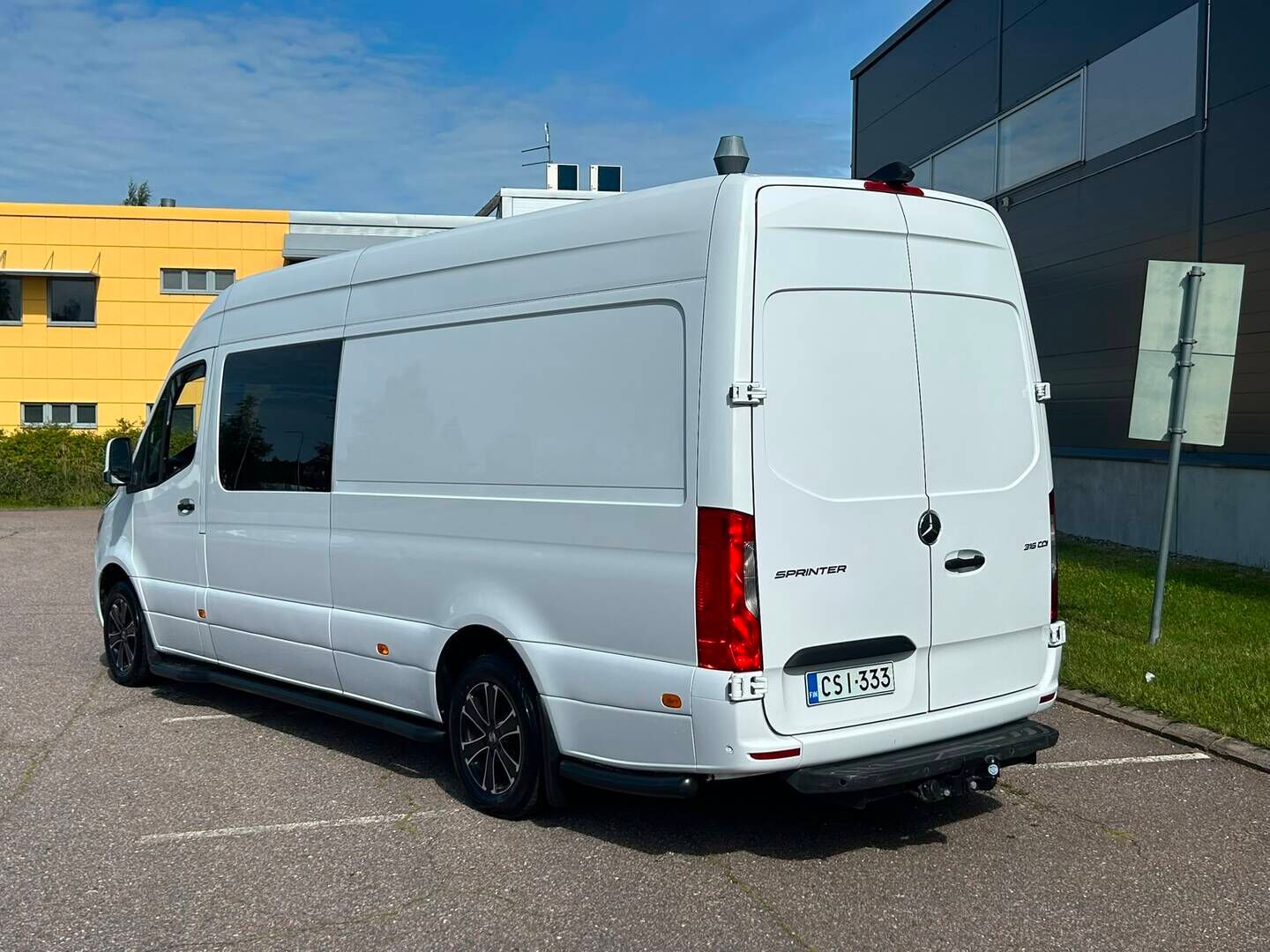 Mercedes-Benz Sprinter 2022 Sprinter pitkä A3 Matkailuauto (SA) 5ov 1950cm3 - ALV | 2+3 | Eristetty välitila | Isofix | Timanttitikatut-penkit | Invertteri | 360 kamera | Navi | Kylkiputket | Vetokoukku 