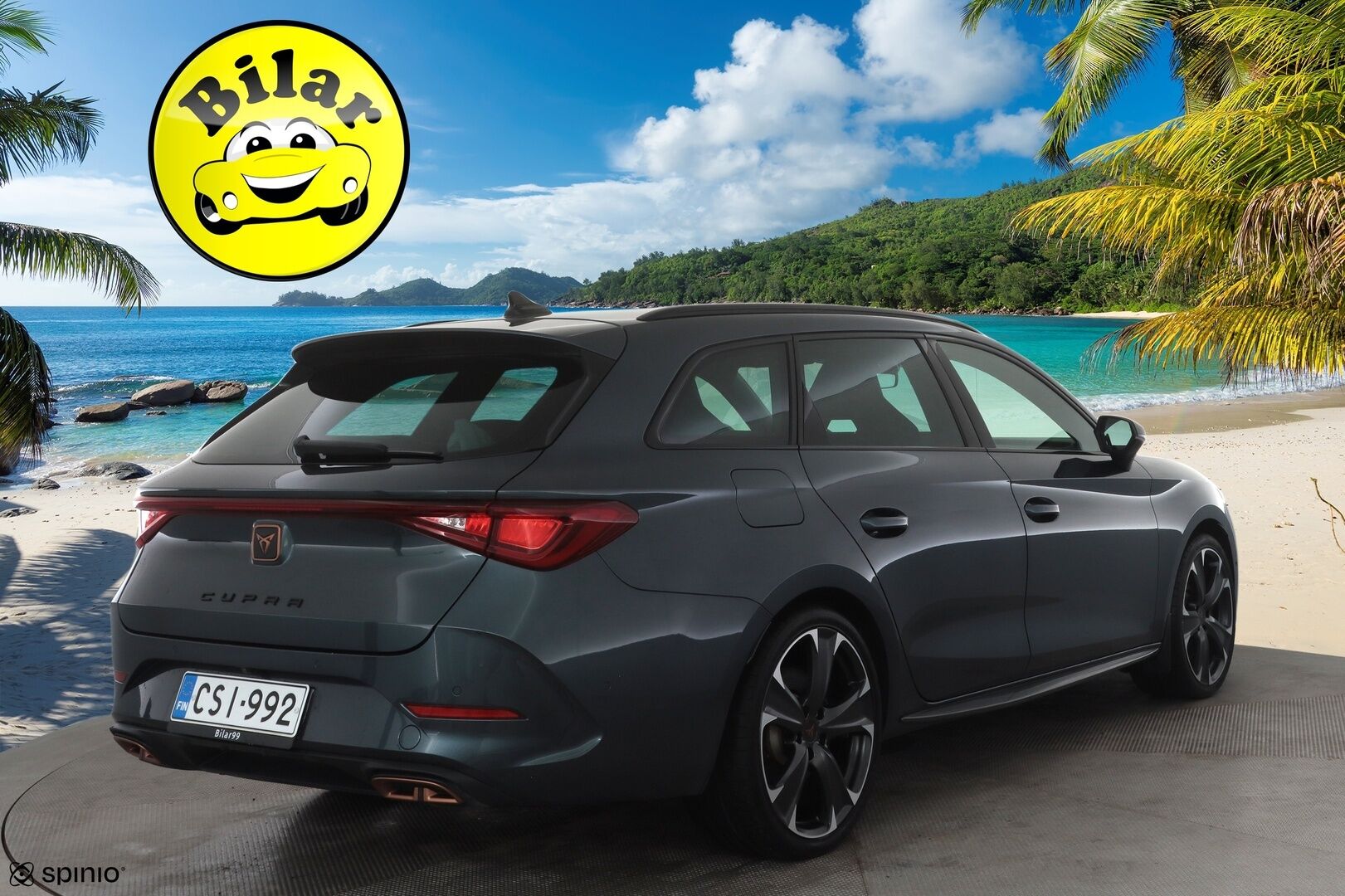 Cupra LEON SPORTSTOURER 2024 1,4 PHEV 180 kW e-HYBRID DSG - ACC | Puolinahat | DCC | Travel Assist | Side Assist | Kamera | Keyless | Sähk. takakontti | Lämm. ratti | Ambient light | 2x renkaat aluin 
