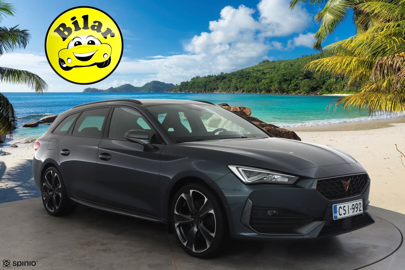 Cupra LEON SPORTSTOURER 2024 1,4 PHEV 180 kW e-HYBRID DSG - ACC | Puolinahat | DCC | Travel Assist | Side Assist | Kamera | Keyless | Sähk. takakontti | Lämm. ratti | Ambient light | 2x renkaat aluin 