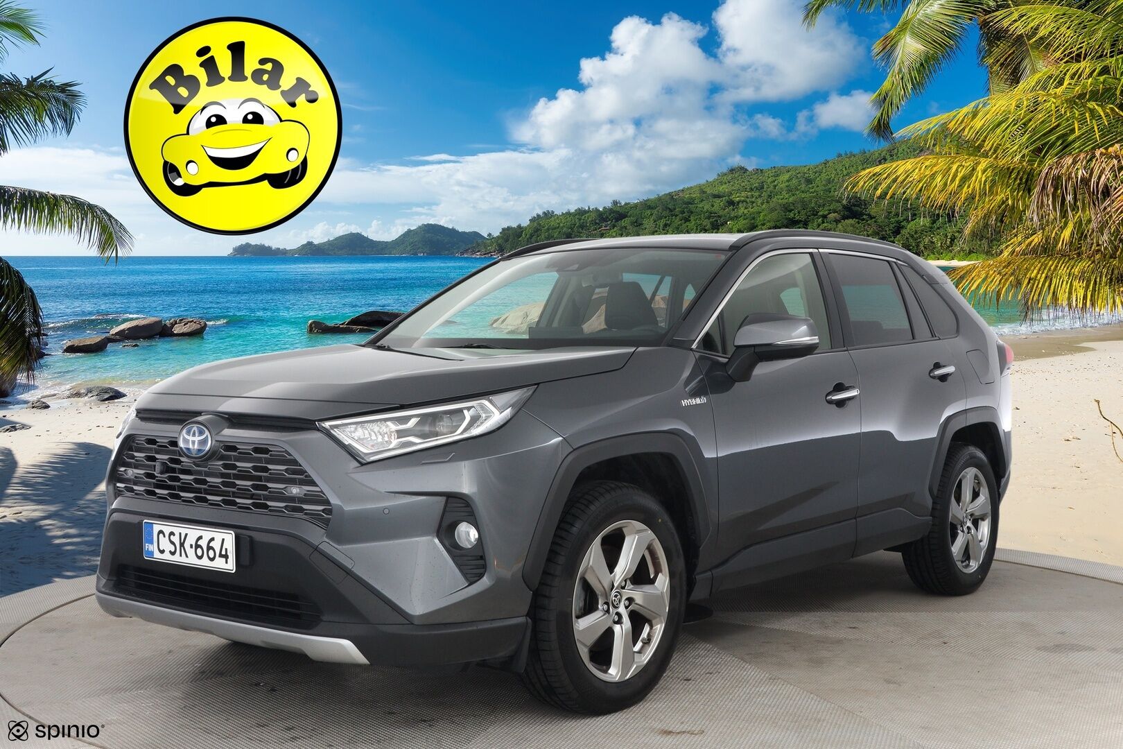 TOYOTA RAV4 2021 Hybrid 2,5 AWD-i Premium - ACC | Lohko | P-kamera | Nahkapenkit | Irroitettava koukku | BLIS | Muistipenkki | Ratinlämmitin | KeyLessGo | CarPlay | LED