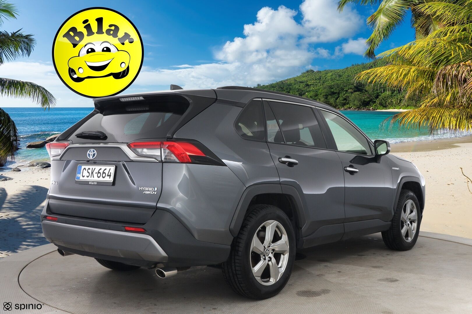TOYOTA RAV4 2021 Hybrid 2,5 AWD-i Premium - ACC | Lohko | P-kamera | Nahkapenkit | Irroitettava koukku | BLIS | Muistipenkki | Ratinlämmitin | KeyLessGo | CarPlay | LED
