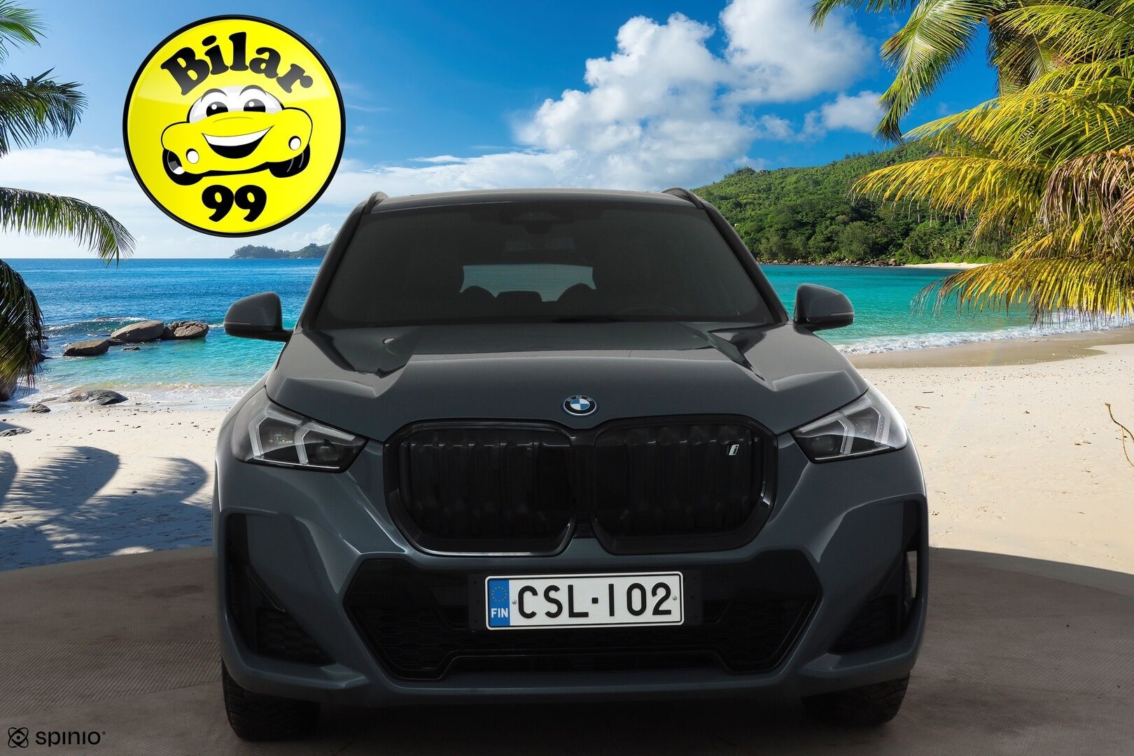 BMW iX1 2023 xDrive 30 M Sport * ACC / HUD / Koukku / Hierovat penkit muistilla / H&K / Panorama / 360° / Adapt.LED * - Akku kuntotarkastettu SoH 98,1% / Supervarusteet