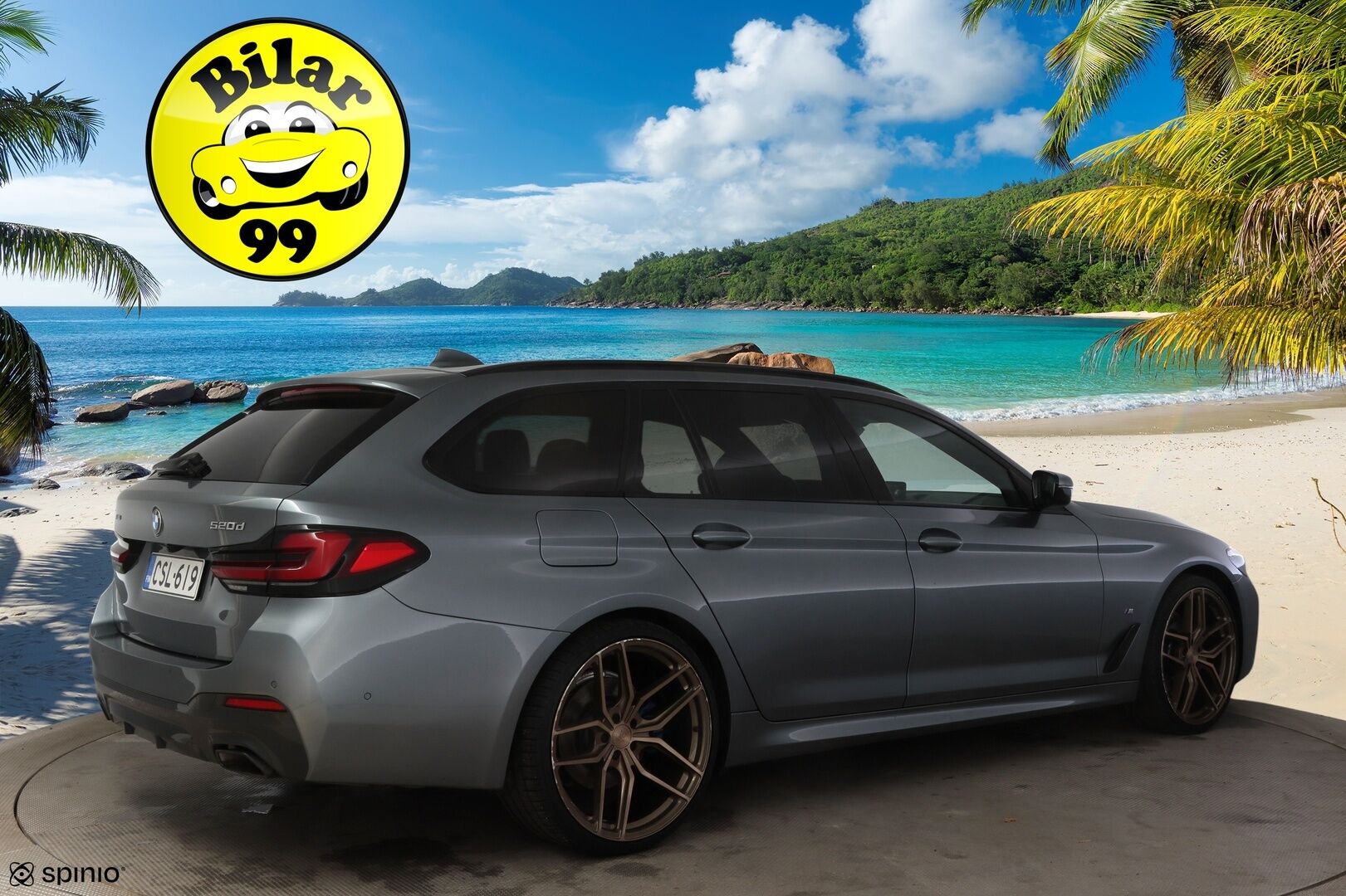 BMW 520 2021 G31 Touring A xDrive M-Sport MHEV LCI * Adapt. Cruise / Webasto / Hifi / Display Key / P.kamera / Prof. Navi / Koukku * - Kovilla Varusteilla / ACC / 21" Rautamon arvokkaat vanteet / Talveksi näyttävät M-Sport vanteet / M Sport / LED