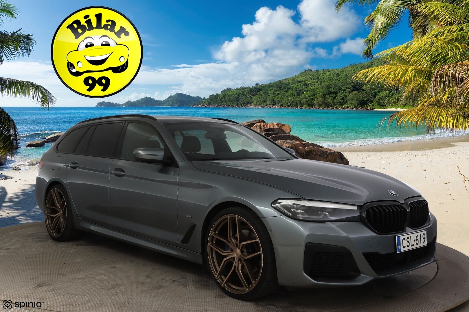 BMW 520 2021 G31 Touring A xDrive M-Sport MHEV LCI * Adapt. Cruise / Webasto / Hifi / Display Key / P.kamera / Prof. Navi / Koukku * - Kovilla Varusteilla / ACC / 21" Rautamon arvokkaat vanteet / Talveksi näyttävät M-Sport vanteet / M Sport / LED