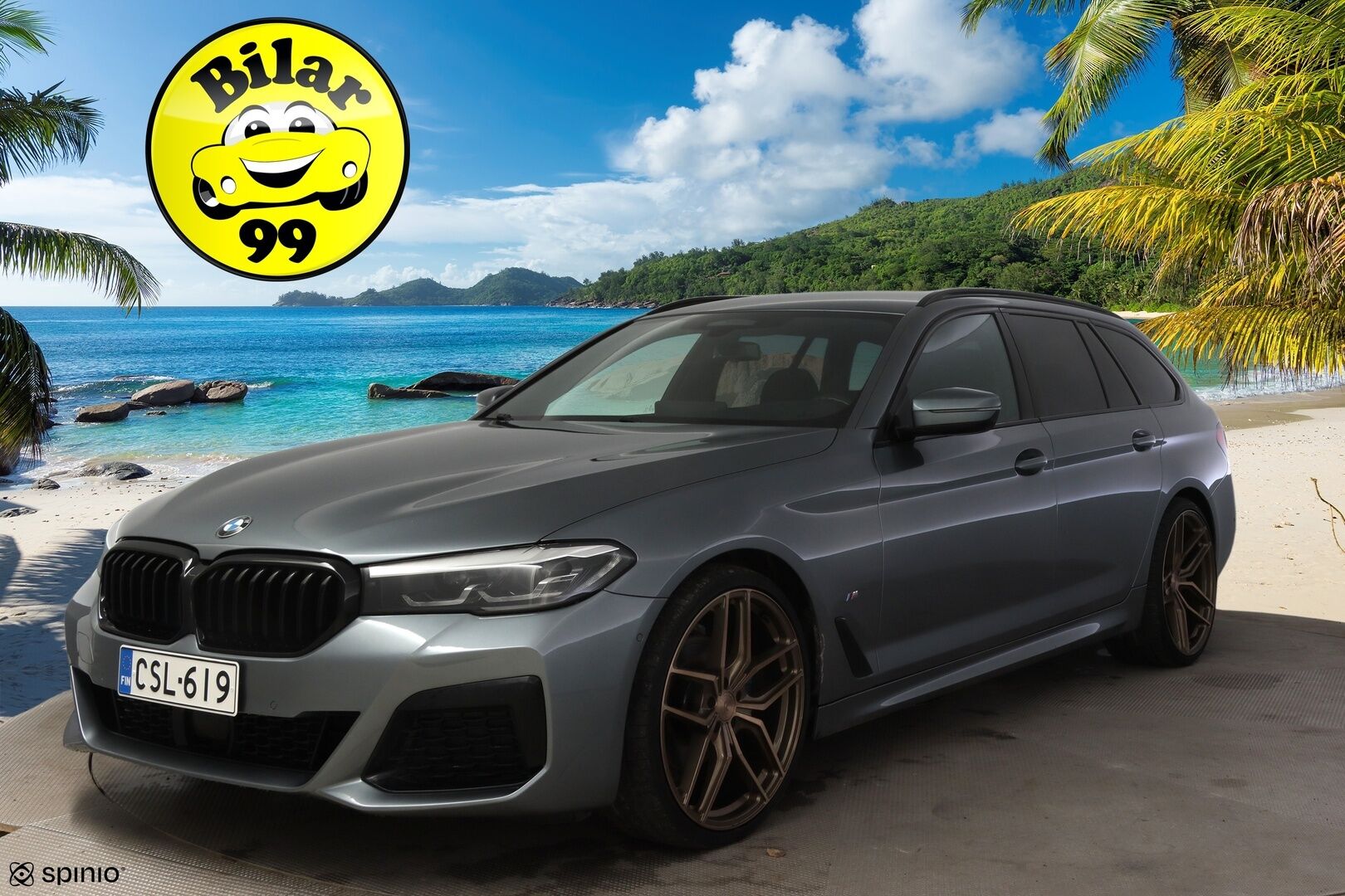 BMW 520 2021 G31 Touring A xDrive M-Sport MHEV LCI * Adapt. Cruise / Webasto / Hifi / Display Key / P.kamera / Prof. Navi / Koukku * - Kovilla Varusteilla / ACC / 21" Rautamon arvokkaat vanteet / Talveksi näyttävät M-Sport vanteet / M Sport / LED - HULLUT BLACKWEEK JATKOT - KORKOTARJOUS 2,49%