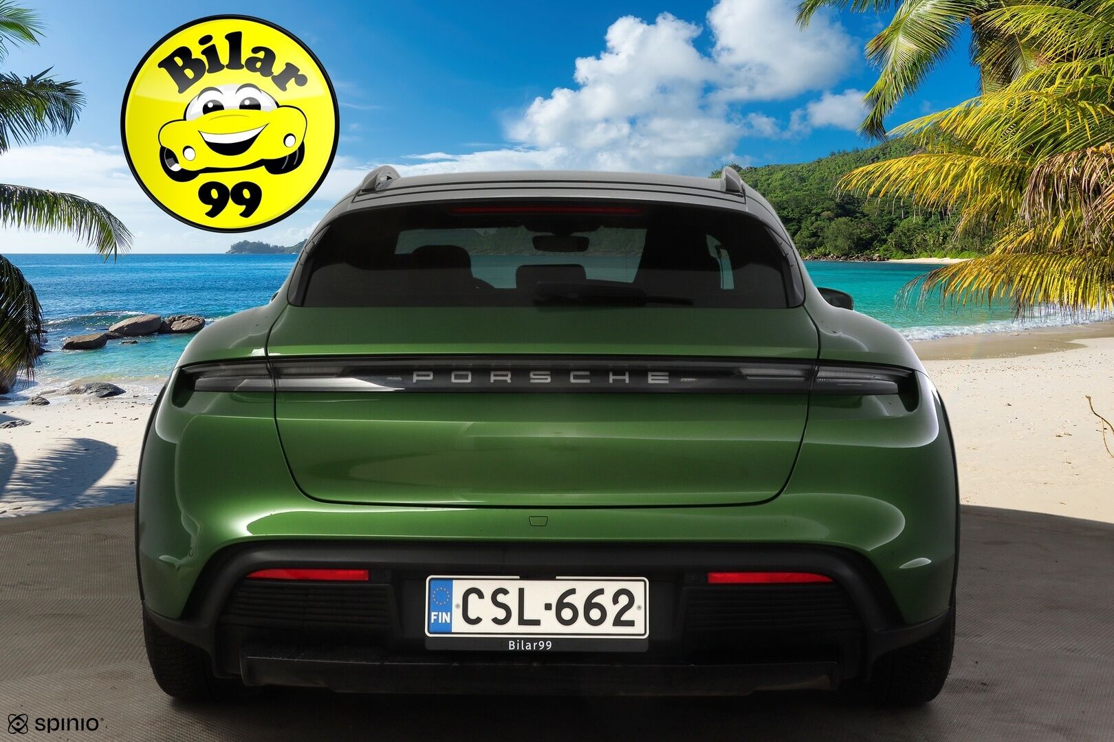 PORSCHE TAYCAN 2022 4 Cross Turismo * ILP / Bose / ACC / 14-suunt. ist. / P.kamera / Ilma-alusta / Ilmastoidut Sportnahat Muistilla / Navi / Keyless * - Näyttävällä ja harvinaisella erikoisvärillä! / 2x Latauskaapelit / Merkkihuollettu! - HULLUT BLACKWEEK JATKOT - KORKOTARJOUS 2,49%