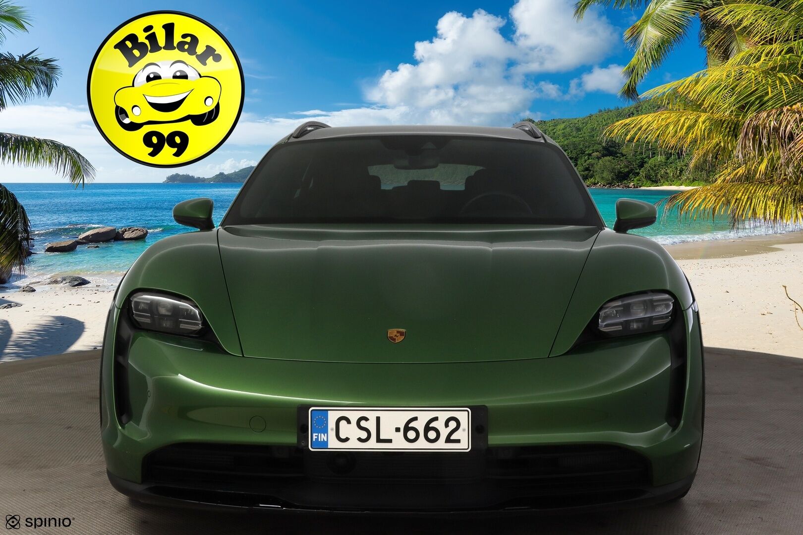 PORSCHE TAYCAN 2022 4 Cross Turismo * ILP / Bose / ACC / 14-suunt. ist. / P.kamera / Ilma-alusta / Ilmastoidut Sportnahat Muistilla / Navi / Keyless * - Näyttävällä ja harvinaisella erikoisvärillä! / 2x Latauskaapelit / Merkkihuollettu! - HULLUT BLACKWEEK JATKOT - KORKOTARJOUS 2,49%