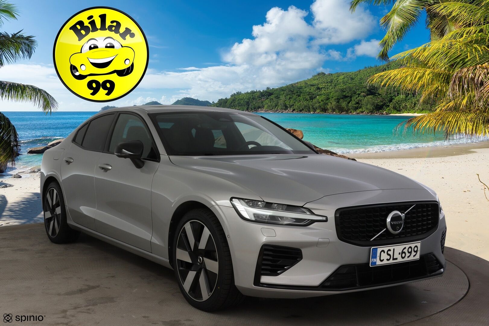Volvo S60 2024 T8 AWD Long Range High Performance Ultimate Dark * ACC / HUD / Panorama / H&K / 360° / Muistipenkit / BLIS / Facelift / Full LED * - Akku kuntotarkastettu! / Merkkihuollettu - HULLUT JOULUT KORKOTARJOUS 2,49% 