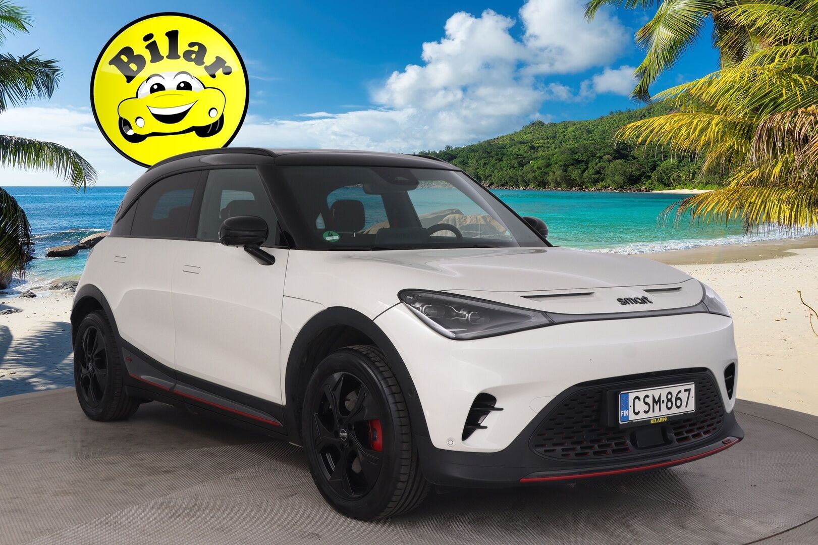 Smart #1 2023 Brabus AWD - SoH 97.2% | Beats Sound System | ACC | Urheiluistuimet | BLIS | Lasikatto | HUD | 360° Kamera | 2x renkaat&alumiinivanteet