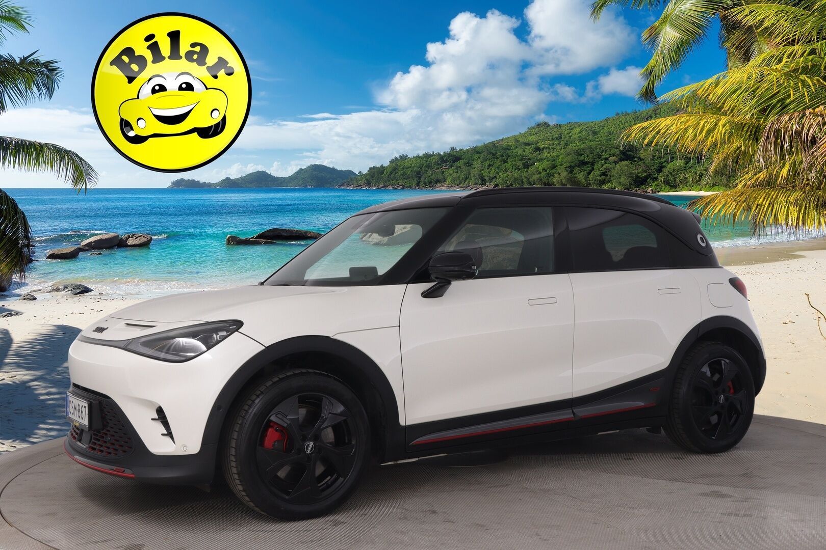 Smart #1 2023 Brabus AWD - SoH 97.2% | Beats Sound System | ACC | Urheiluistuimet | BLIS | Lasikatto | HUD | 360° Kamera | 2x renkaat&alumiinivanteet