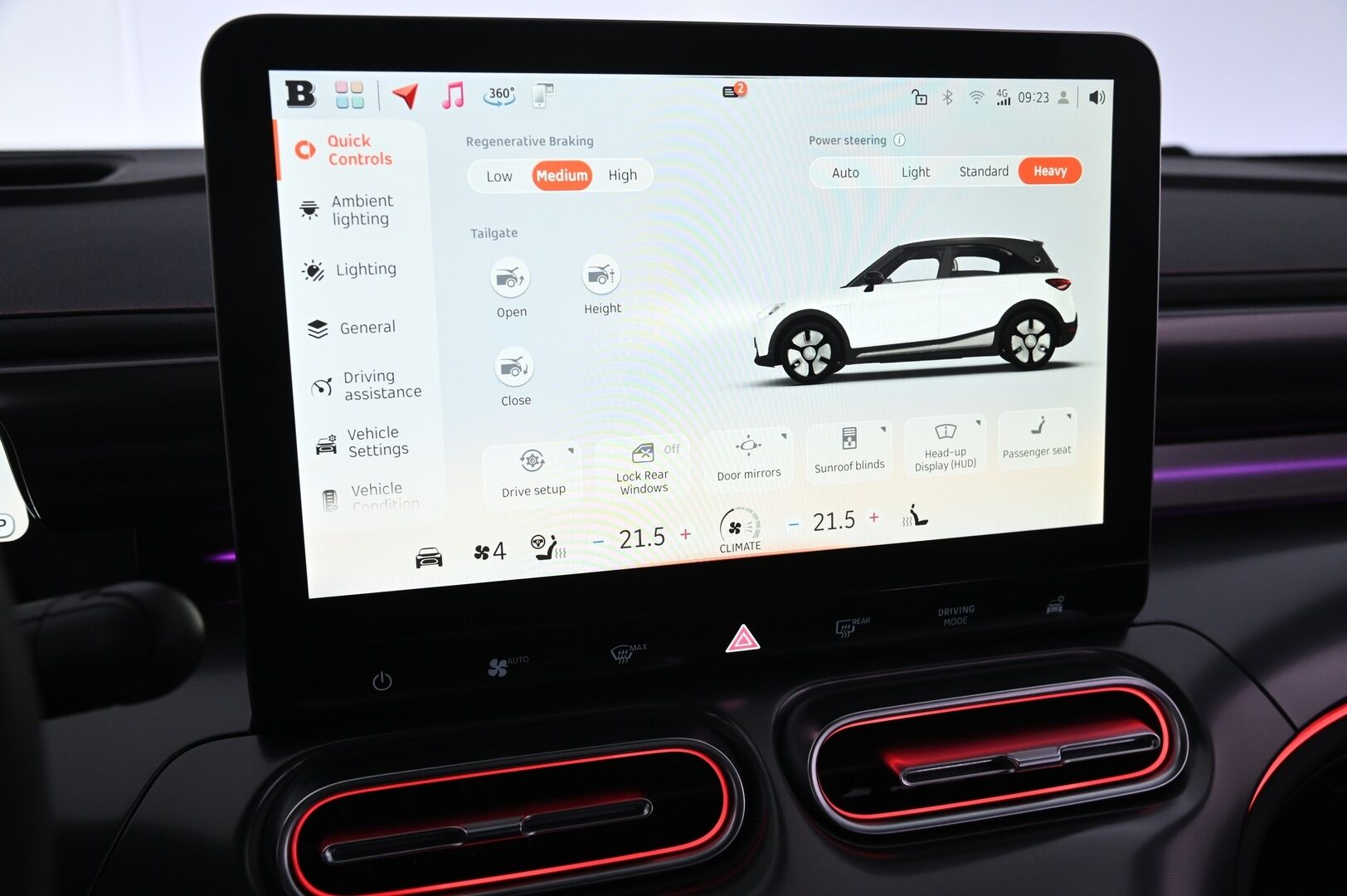Smart #1 2023 Brabus AWD - SoH 97.2% | Beats Sound System | ACC | Urheiluistuimet | BLIS | Lasikatto | HUD | 360° Kamera | 2x renkaat&alumiinivanteet