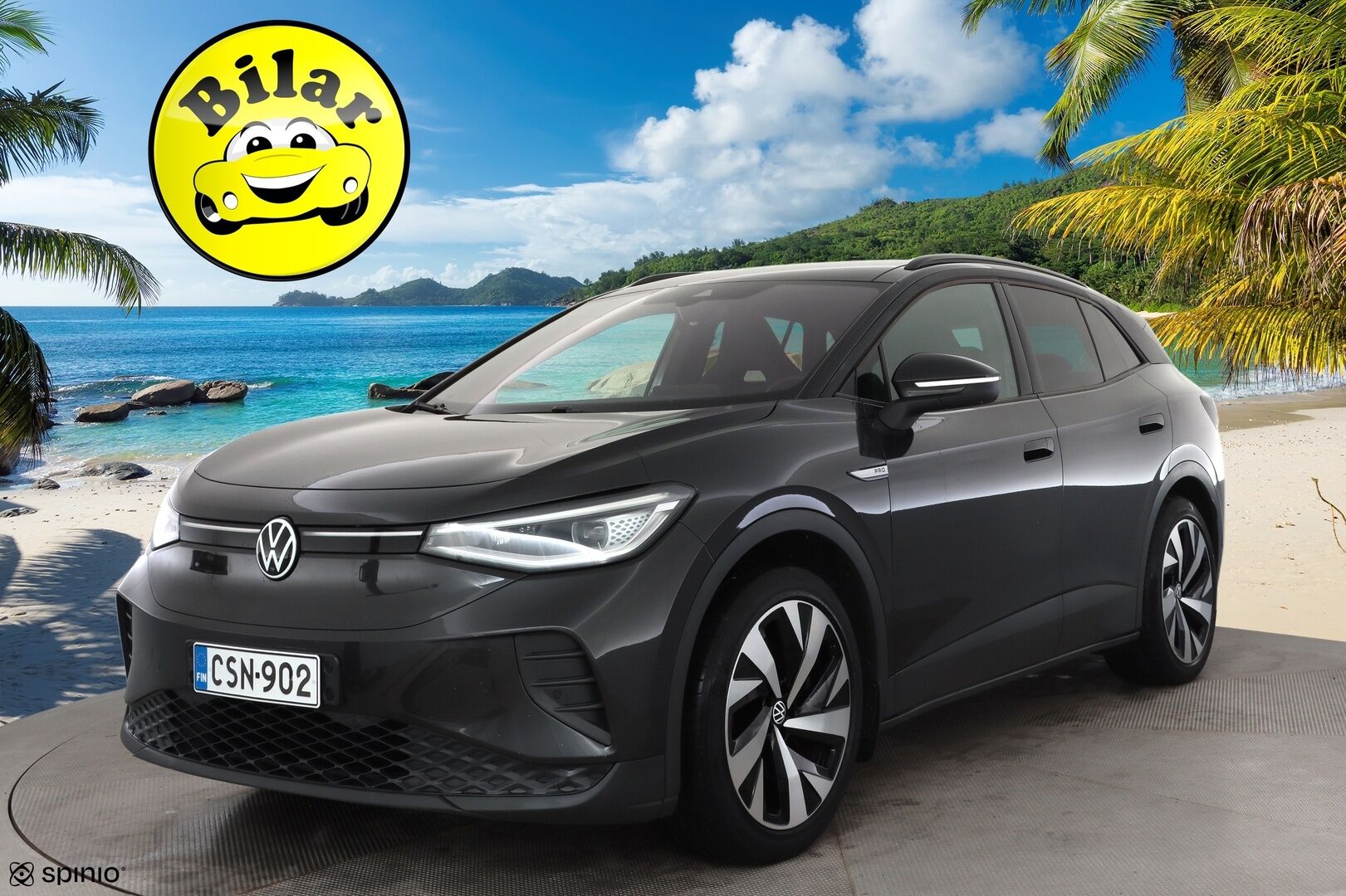 Volkswagen ID.4 2021 Pro Performance 150 kW, akku 77 kWh - | ACC | ILP | Koukku | Lasikatto | HUD | Matrix-LED | Hierovat muistipenkit | 360-Kamera | Puolinahat | Navi | Keyless | Kahdet Renkaat |