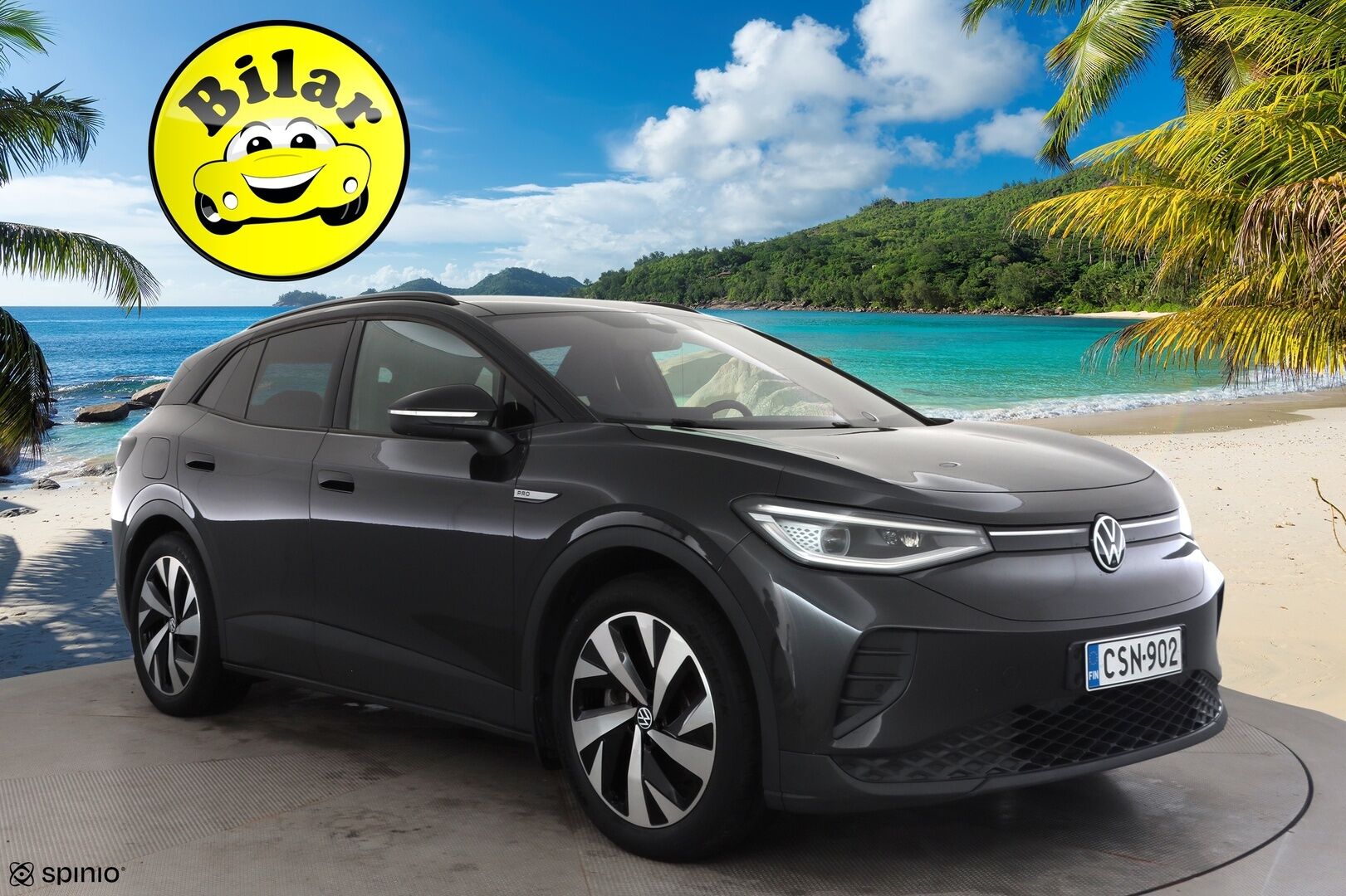Volkswagen ID.4 2021 Pro Performance 150 kW, akku 77 kWh - | ACC | ILP | Koukku | Lasikatto | HUD | Matrix-LED | Hierovat muistipenkit | 360-Kamera | Puolinahat | Navi | Keyless | Kahdet Renkaat |