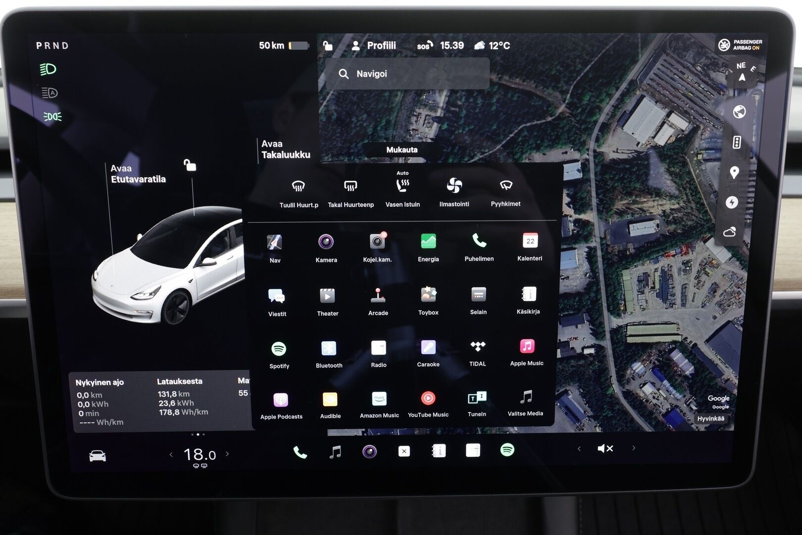 Tesla Model 3 2021 Standard Range Plus * ACC / ILP / P.kamera / Matrix LED / Navi * - Huippu sähköauto / Hyvät varusteet / Hieno yksilö - HULLUT AVAJAISHULINAT KORKOTARJOUS 3,29 %