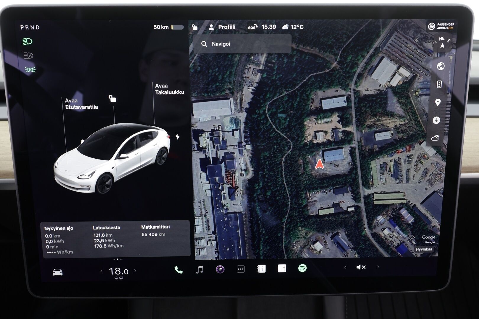 Tesla Model 3 2021 Standard Range Plus * ACC / ILP / P.kamera / Matrix LED / Navi * - Huippu sähköauto / Hyvät varusteet / Hieno yksilö - HULLUT AVAJAISHULINAT KORKOTARJOUS 3,29 %