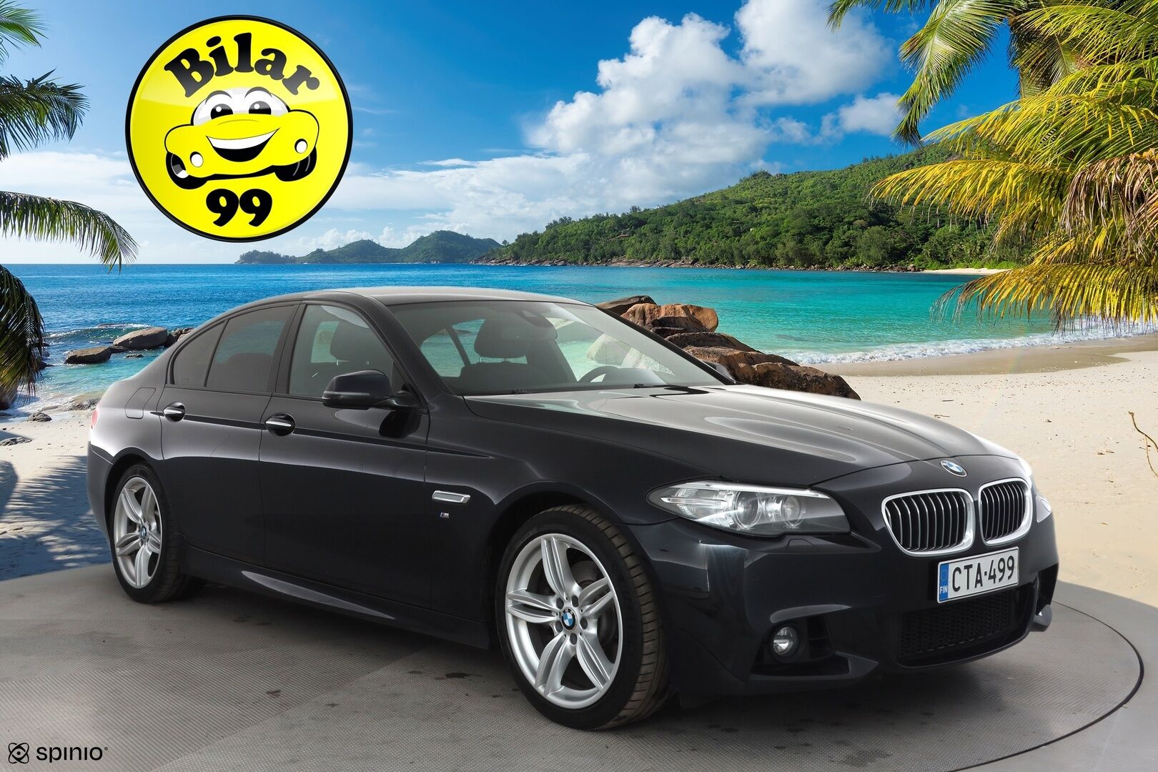 BMW 520 2015 F10 Sedan 520d A xDrive M-Sport * Vakkari / Lohko / Adapt LED / P.Tutkat / Sporttipenkit / Hifi * - Suomi-auto / Kahdet Renkaat - HULLUT AVAJAISHULINAT KORKOTARJOUS 3,29 %