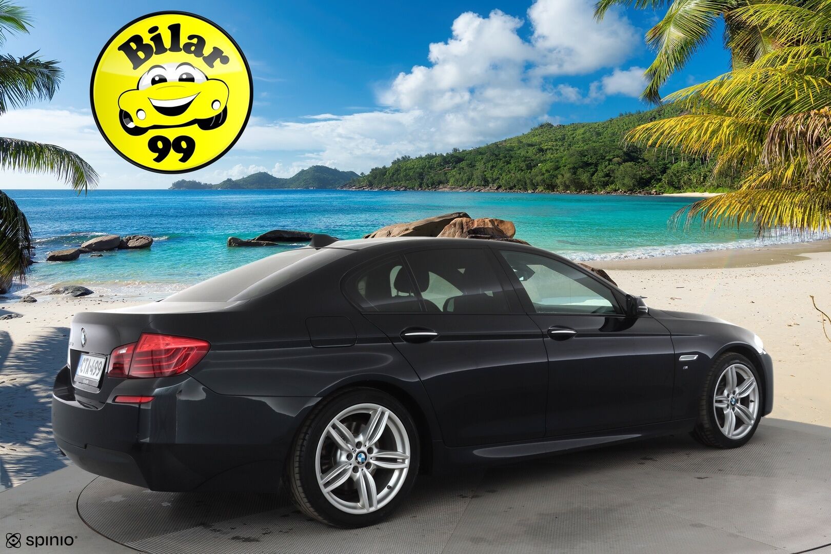 BMW 520 2015 F10 Sedan 520d A xDrive M-Sport * Vakkari / Lohko / Adapt LED / P.Tutkat / Sporttipenkit / Hifi * - Suomi-auto / Kahdet Renkaat - HULLUT AVAJAISHULINAT KORKOTARJOUS 3,29 %