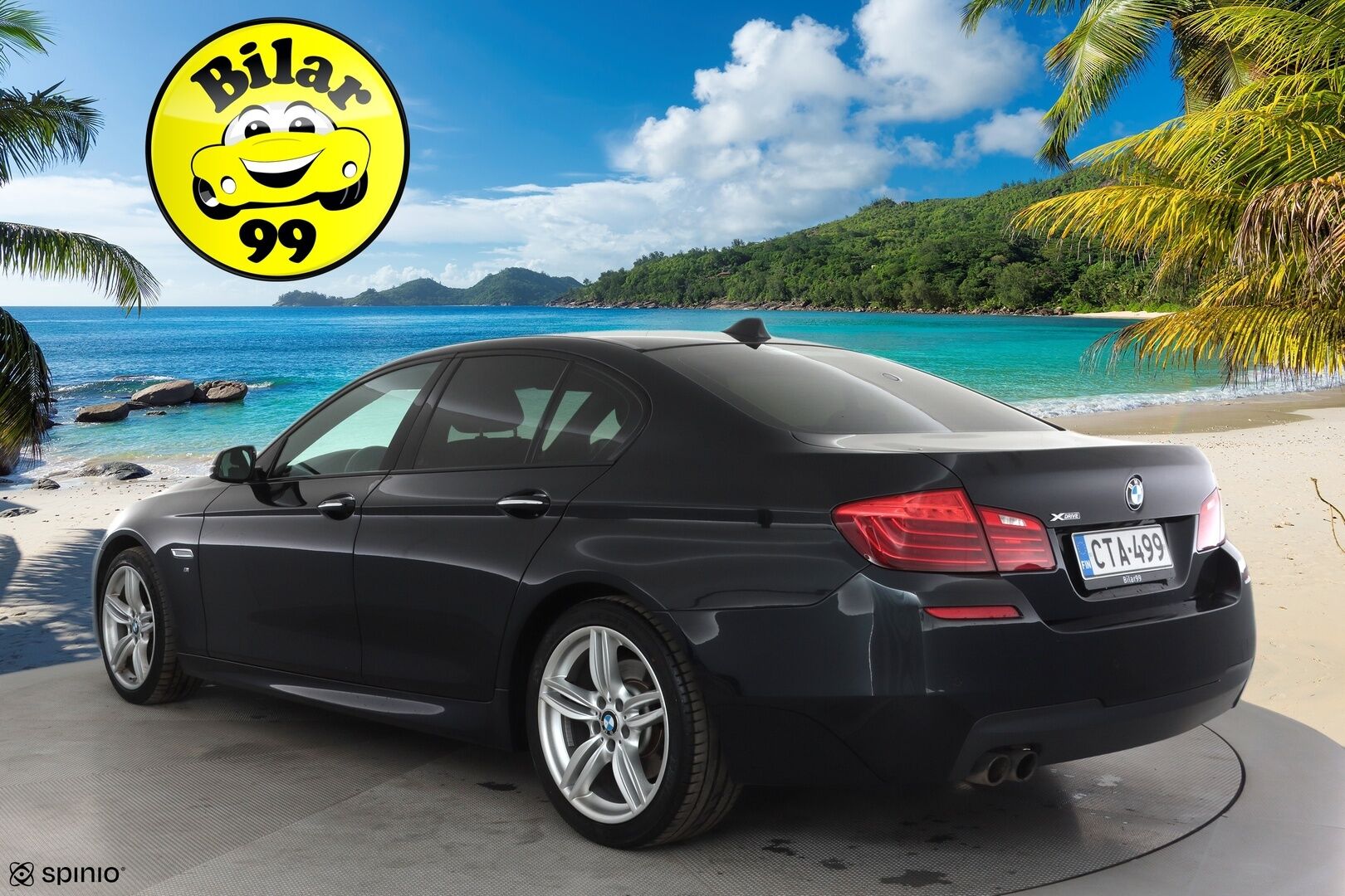 BMW 520 2015 F10 Sedan 520d A xDrive M-Sport * Vakkari / Lohko / Adapt LED / P.Tutkat / Sporttipenkit / Hifi * - Suomi-auto / Kahdet Renkaat - HULLUT AVAJAISHULINAT KORKOTARJOUS 3,29 %