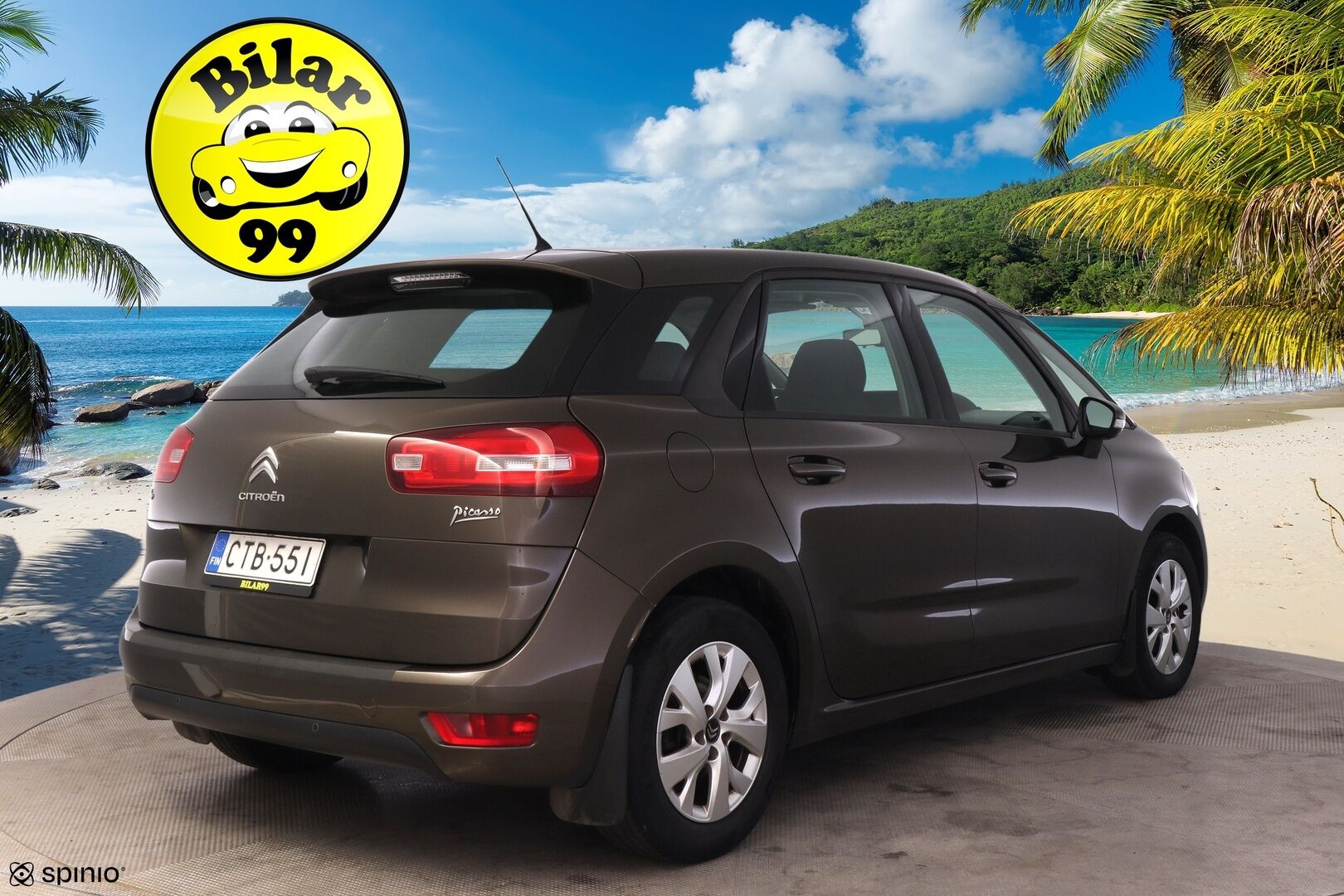 Citroen C4 Picasso 2015 e-HDi 115 Confort ETG6 Automaatti - YritysOutlet - Myydään vain yrityksille - Webasto kaukosäätimellä / Hyvä huoltohistoria